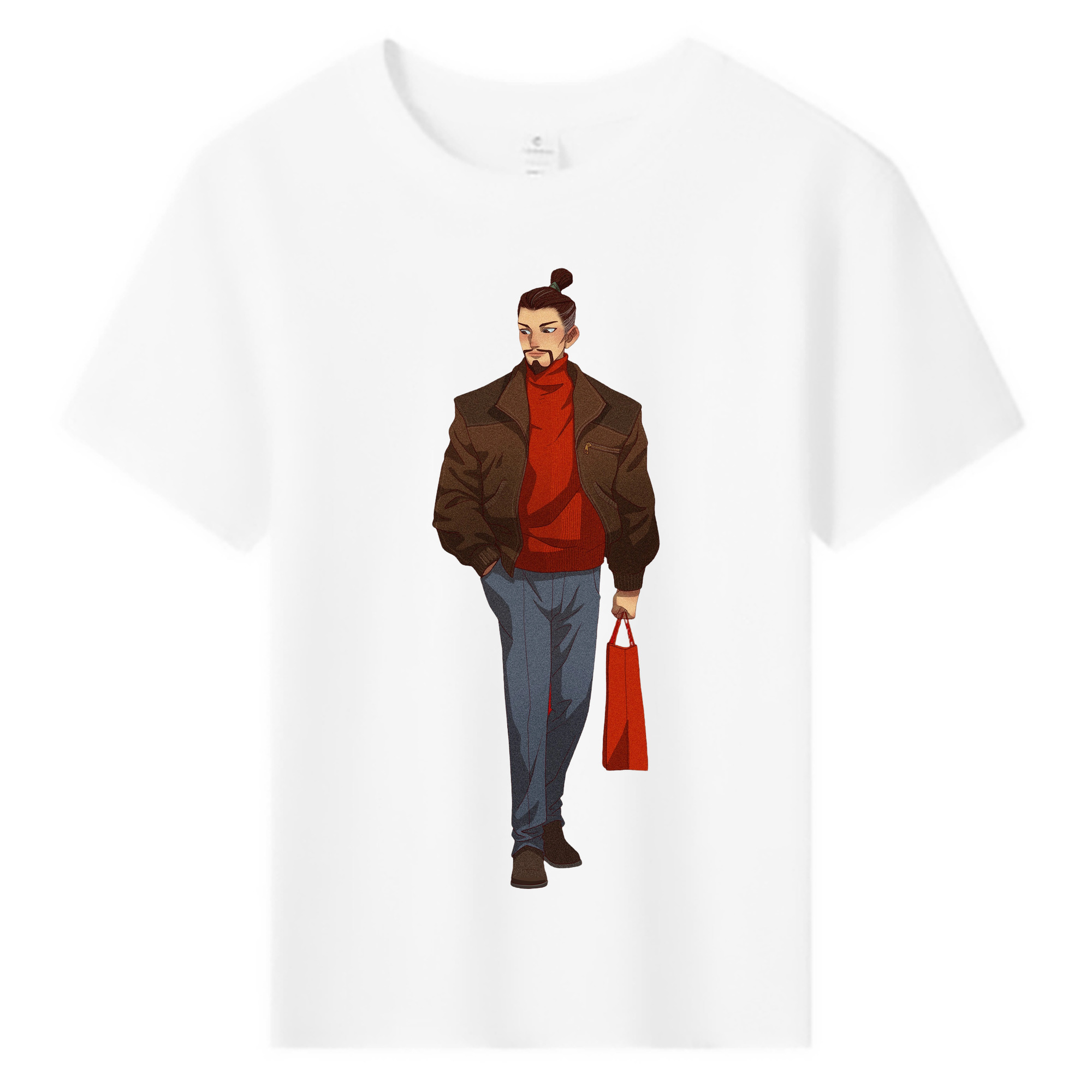 （画像用） Ne Zha 2 ナタ 魔童の大暴れ 綿100％キッズTシャツ（フロントプリント）