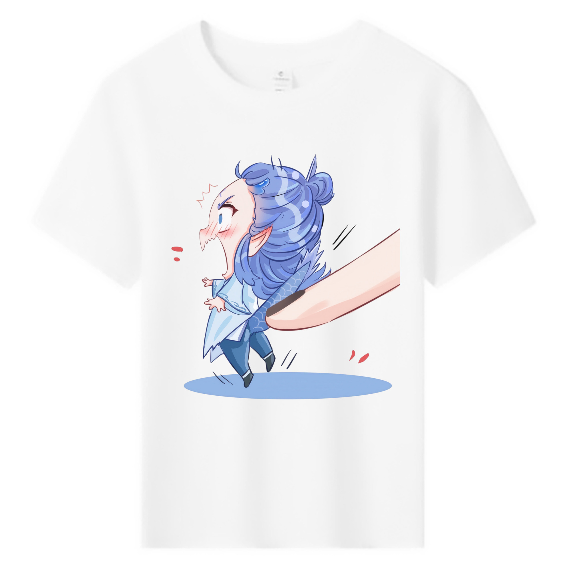（画像用） Ne Zha 2 ナタ 魔童の大暴れ 綿100％キッズTシャツ（フロントプリント）