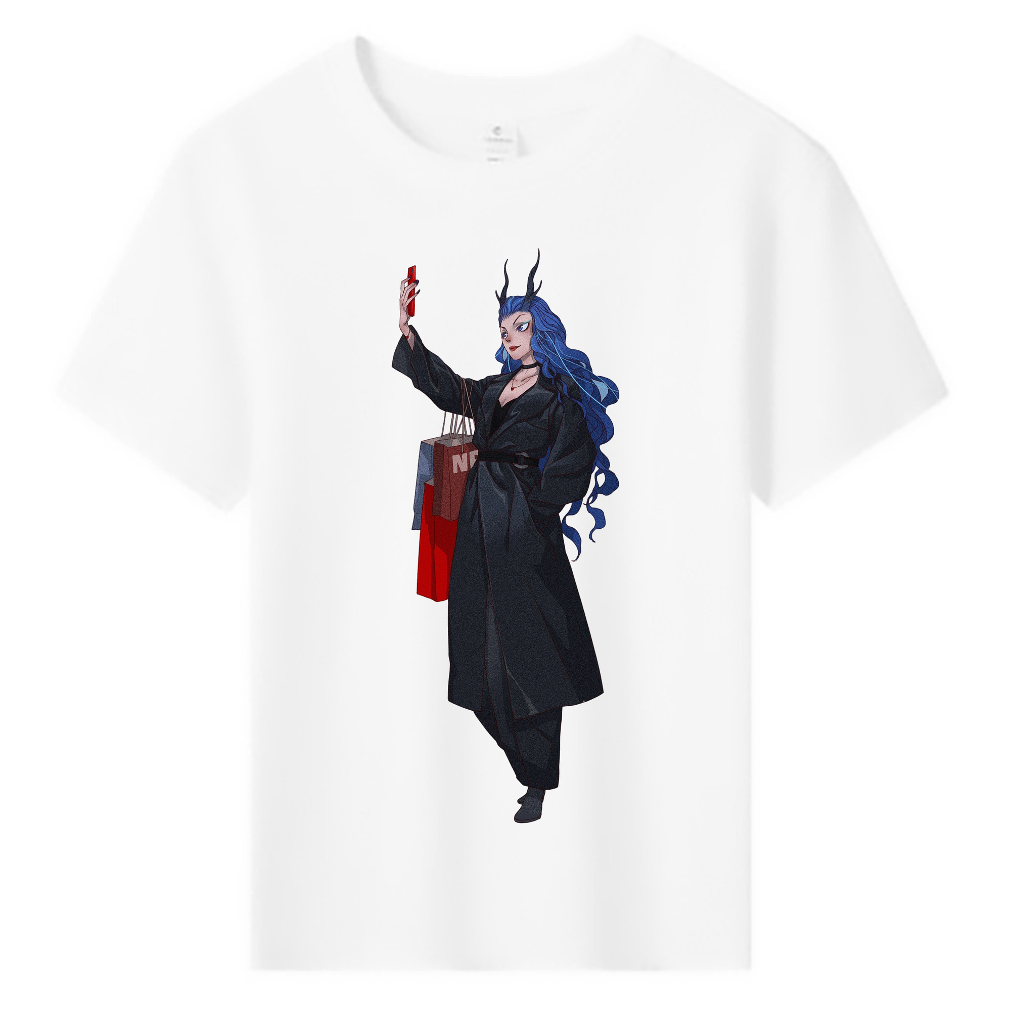 （画像用） Ne Zha 2 ナタ 魔童の大暴れ 綿100％キッズTシャツ（フロントプリント）