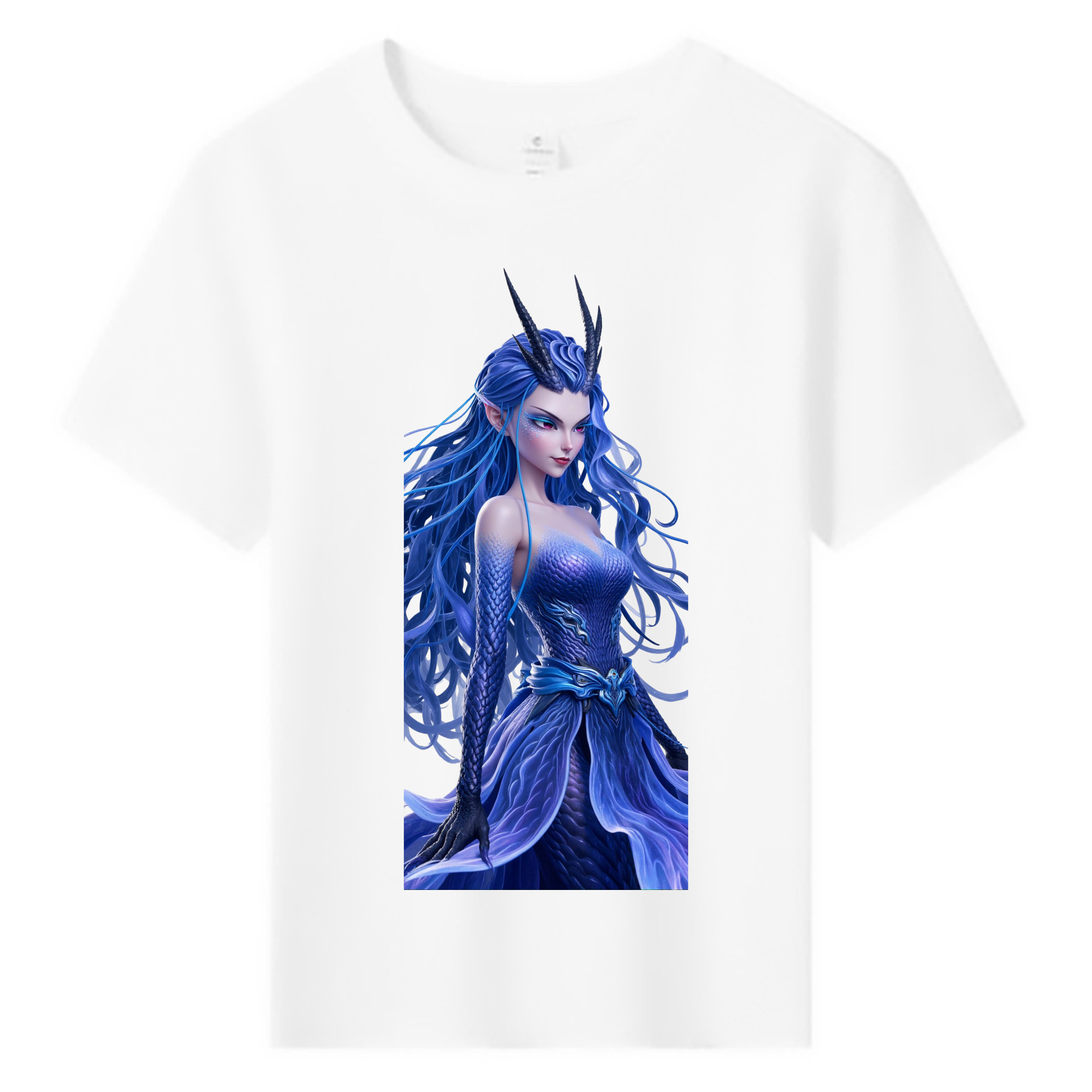 （画像用） Ne Zha 2 ナタ 魔童の大暴れ 綿100％キッズTシャツ（フロントプリント）