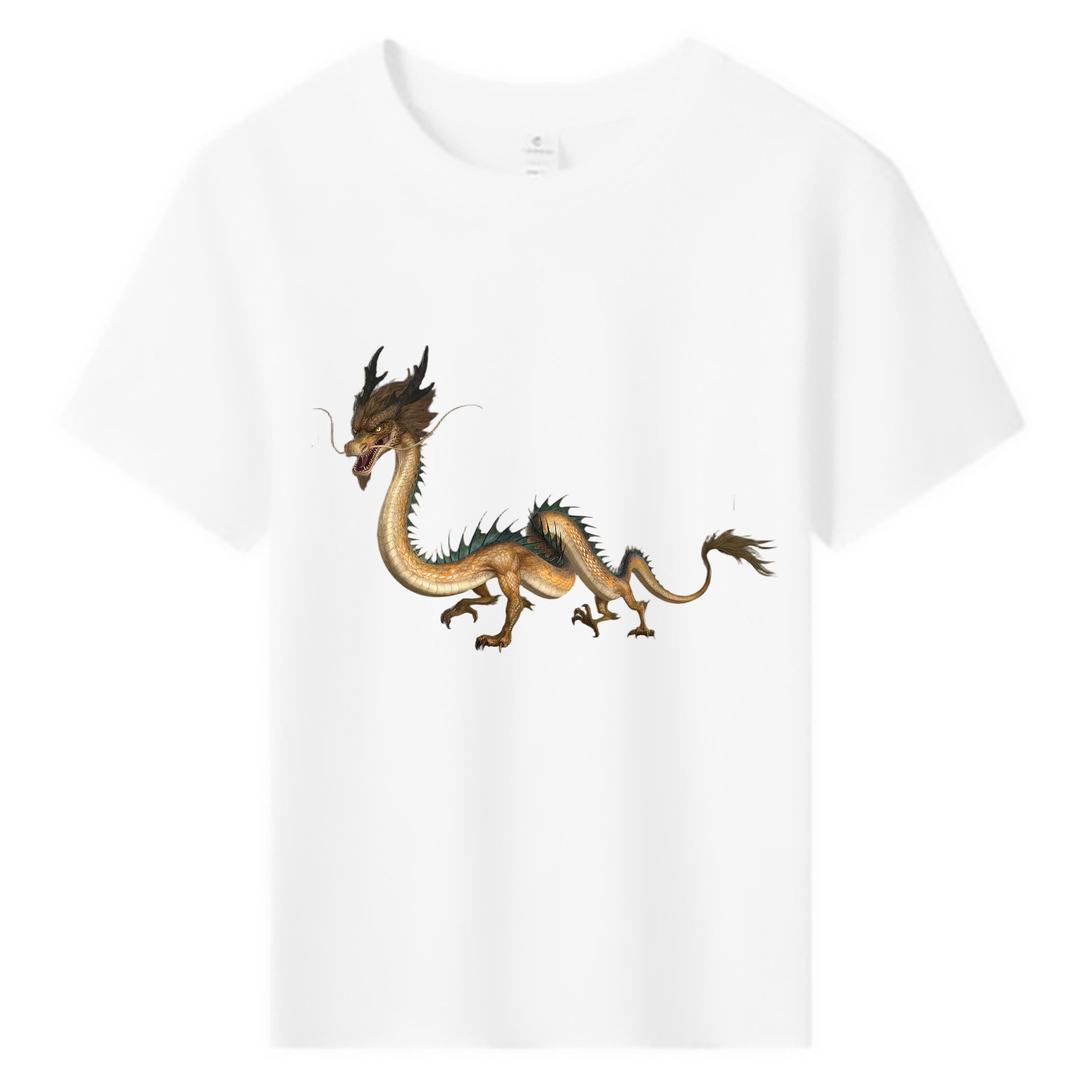 （画像用） Ne Zha 2 ナタ 魔童の大暴れ 綿100％キッズTシャツ（フロントプリント）