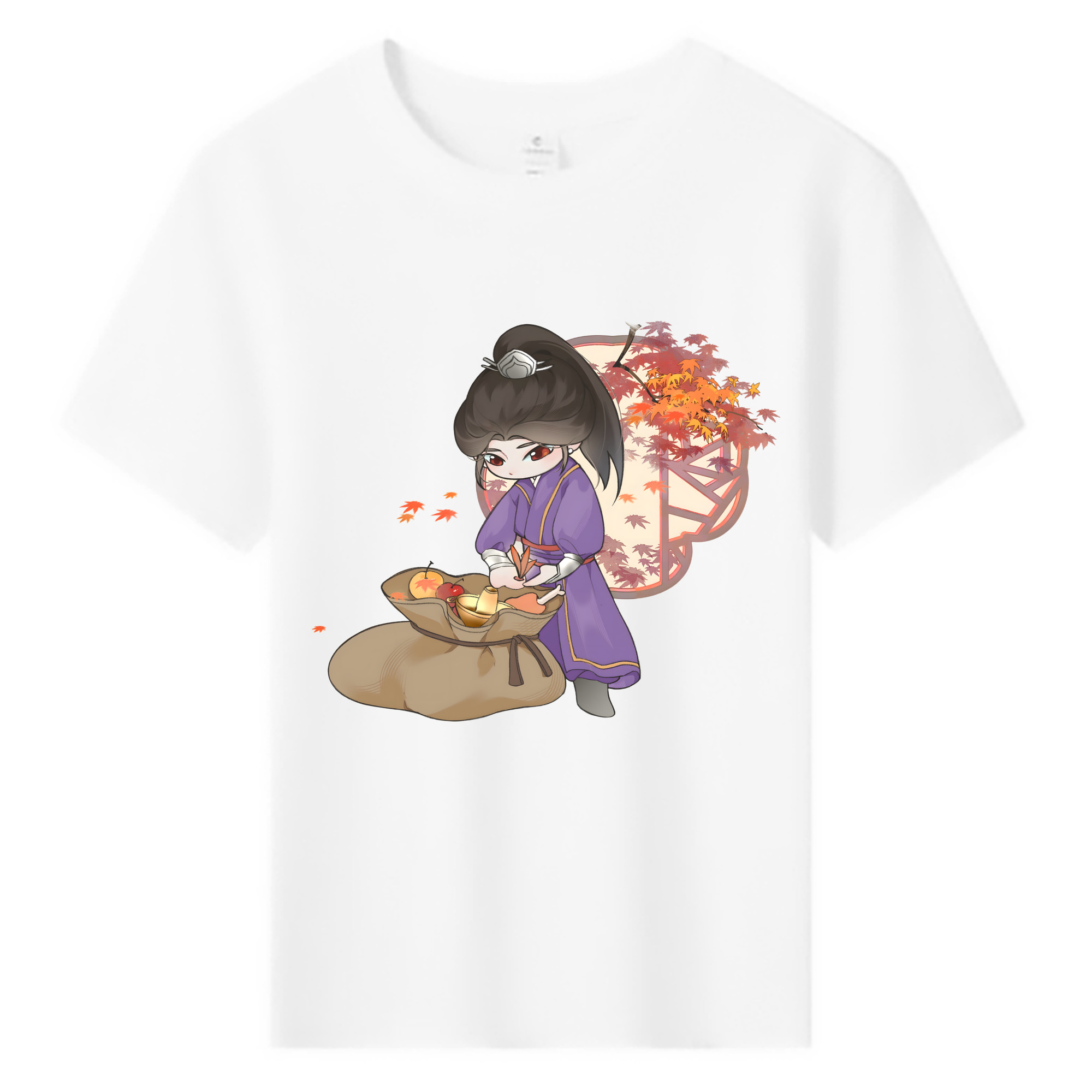 （画像用） Ne Zha 2 ナタ 魔童の大暴れ 綿100％キッズTシャツ（フロントプリント）