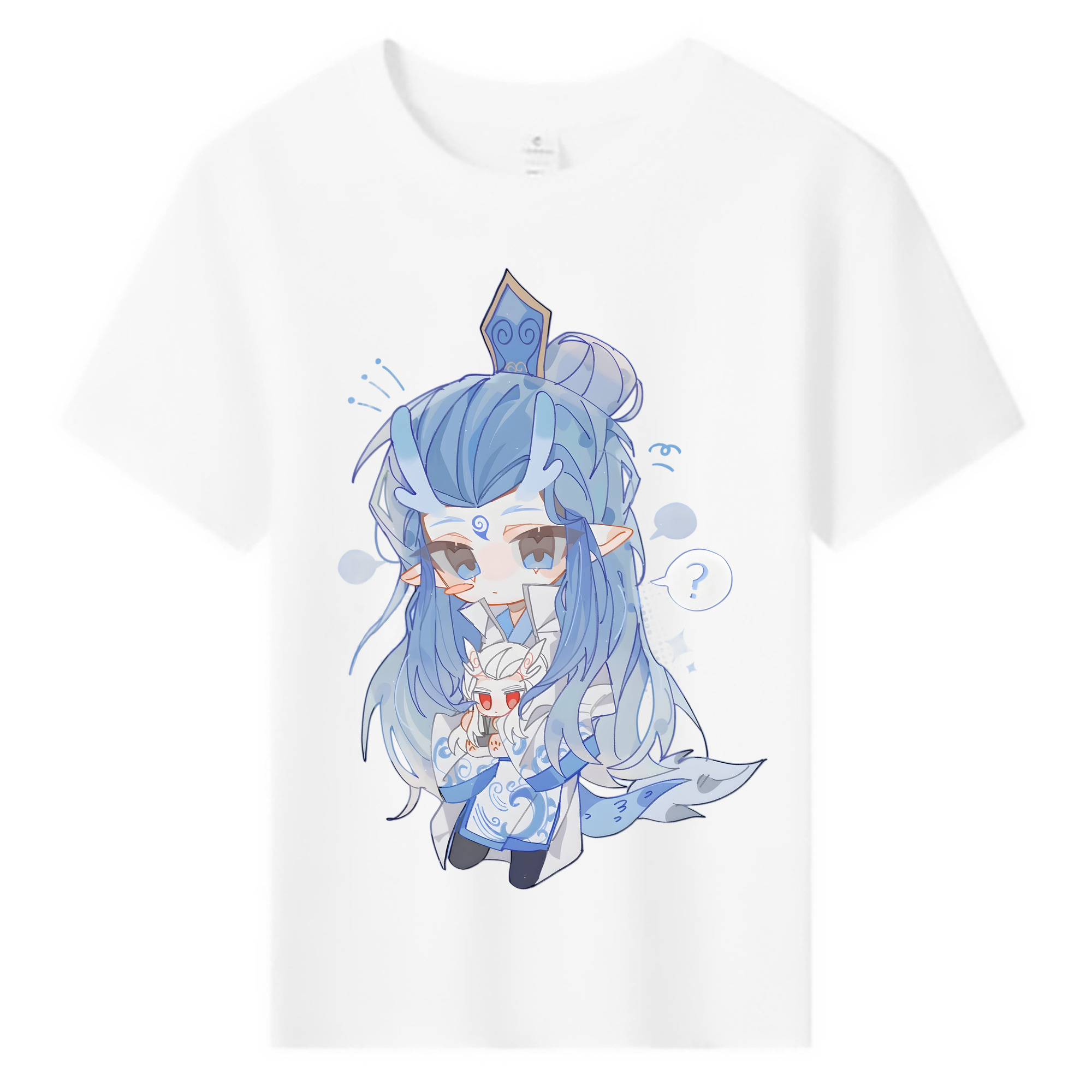 （画像用） Ne Zha 2 ナタ 魔童の大暴れ 綿100％キッズTシャツ（フロントプリント）
