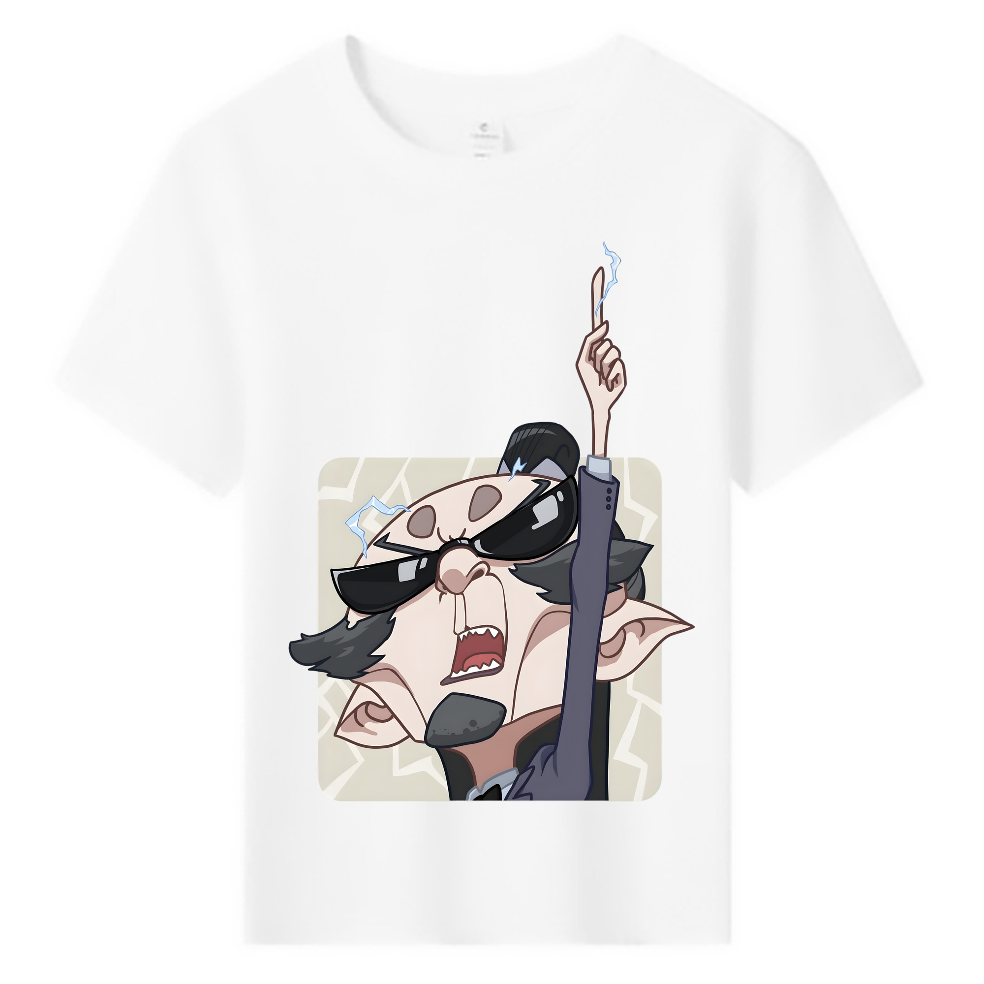 （画像用） Ne Zha 2 ナタ 魔童の大暴れ 綿100％キッズTシャツ（フロントプリント）