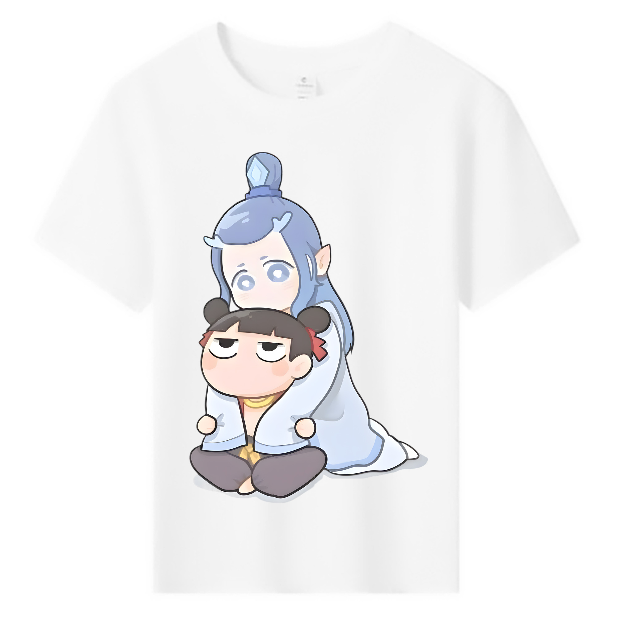 （画像用） Ne Zha 2 ナタ 魔童の大暴れ 綿100％キッズTシャツ（フロントプリント）