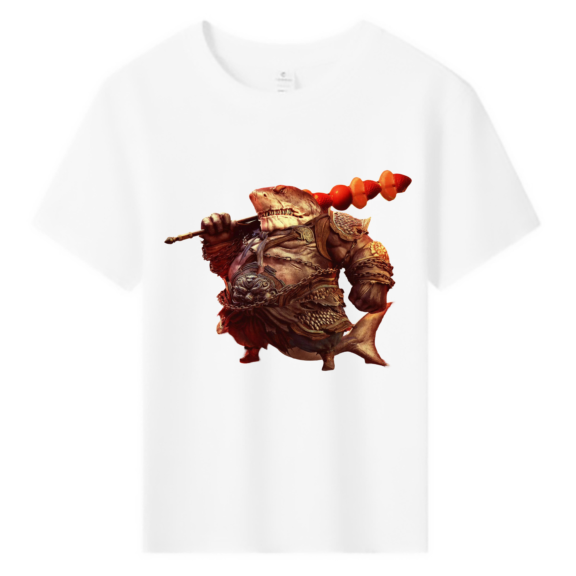 （画像用） Ne Zha 2 ナタ 魔童の大暴れ 綿100％キッズTシャツ（フロントプリント）