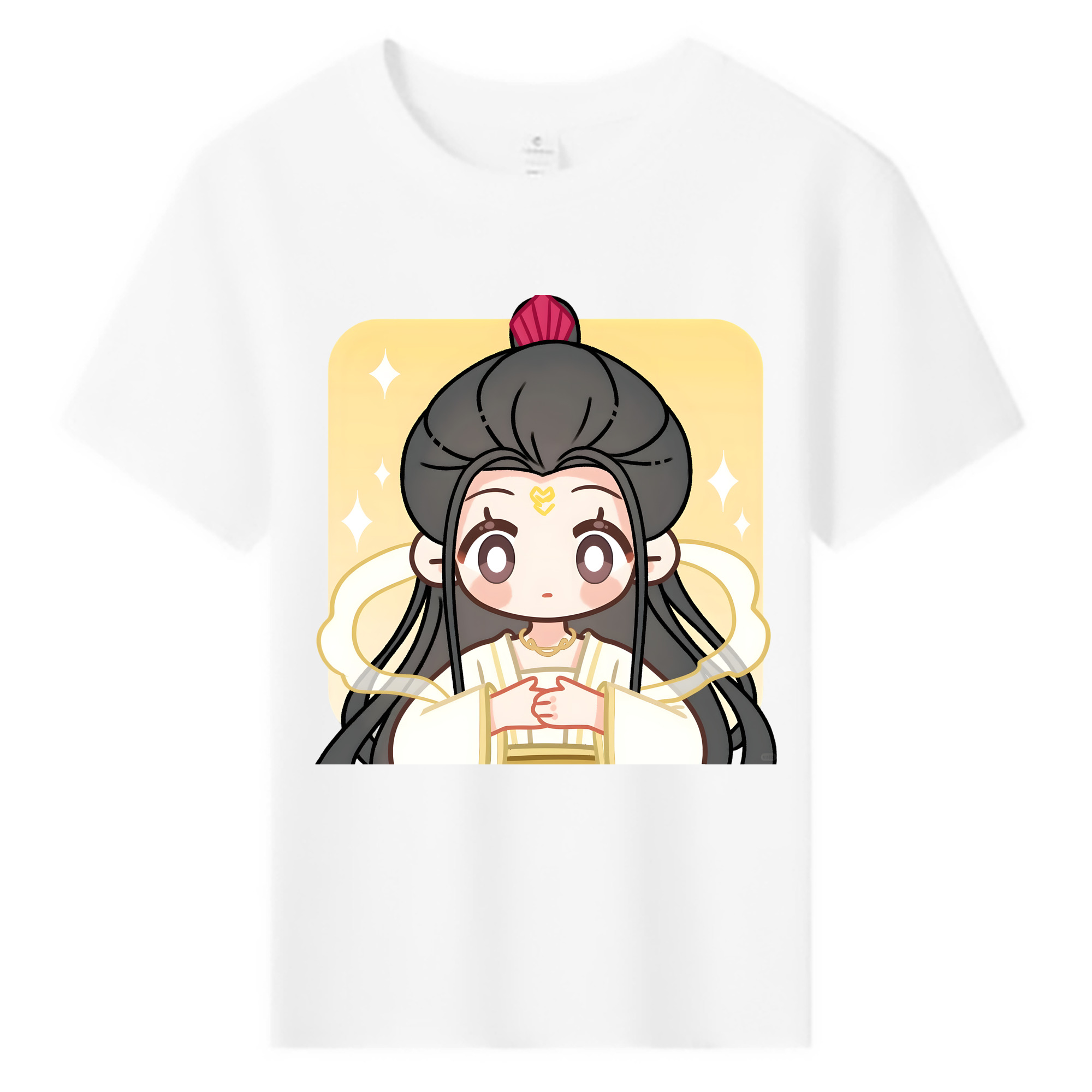 （画像用） Ne Zha 2 ナタ 魔童の大暴れ 綿100％キッズTシャツ（フロントプリント）