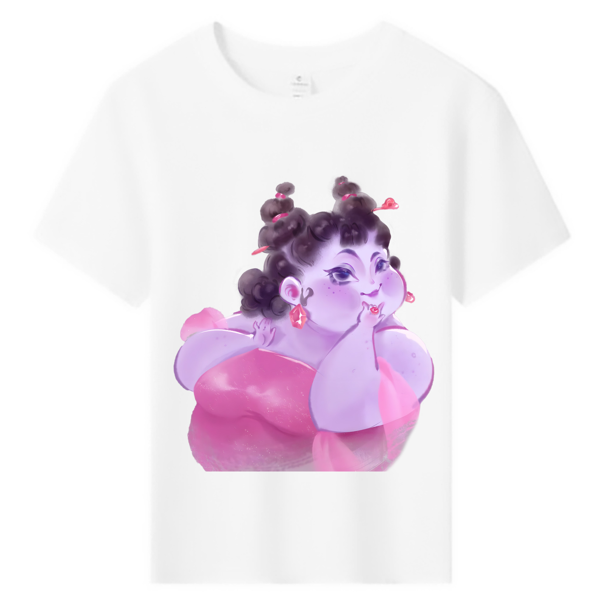 （画像用） Ne Zha 2 ナタ 魔童の大暴れ 綿100％キッズTシャツ（フロントプリント）