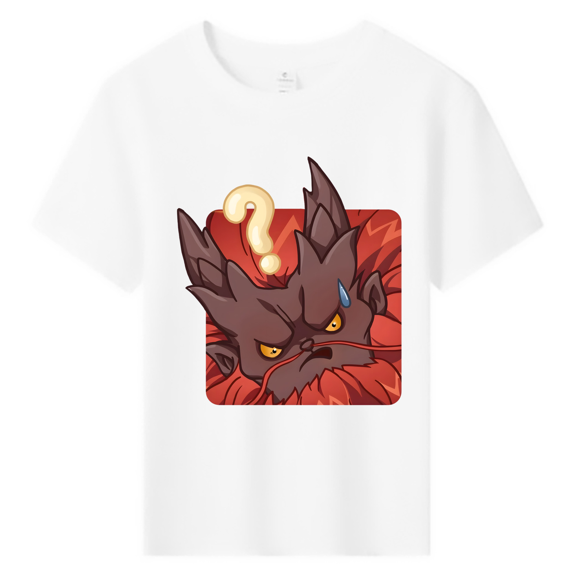 （画像用） Ne Zha 2 ナタ 魔童の大暴れ 綿100％キッズTシャツ（フロントプリント）