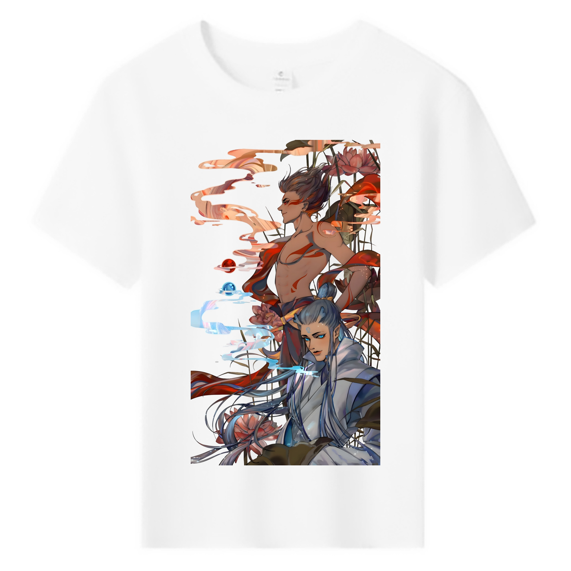 （画像用） Ne Zha 2 ナタ 魔童の大暴れ 綿100％キッズTシャツ（フロントプリント）