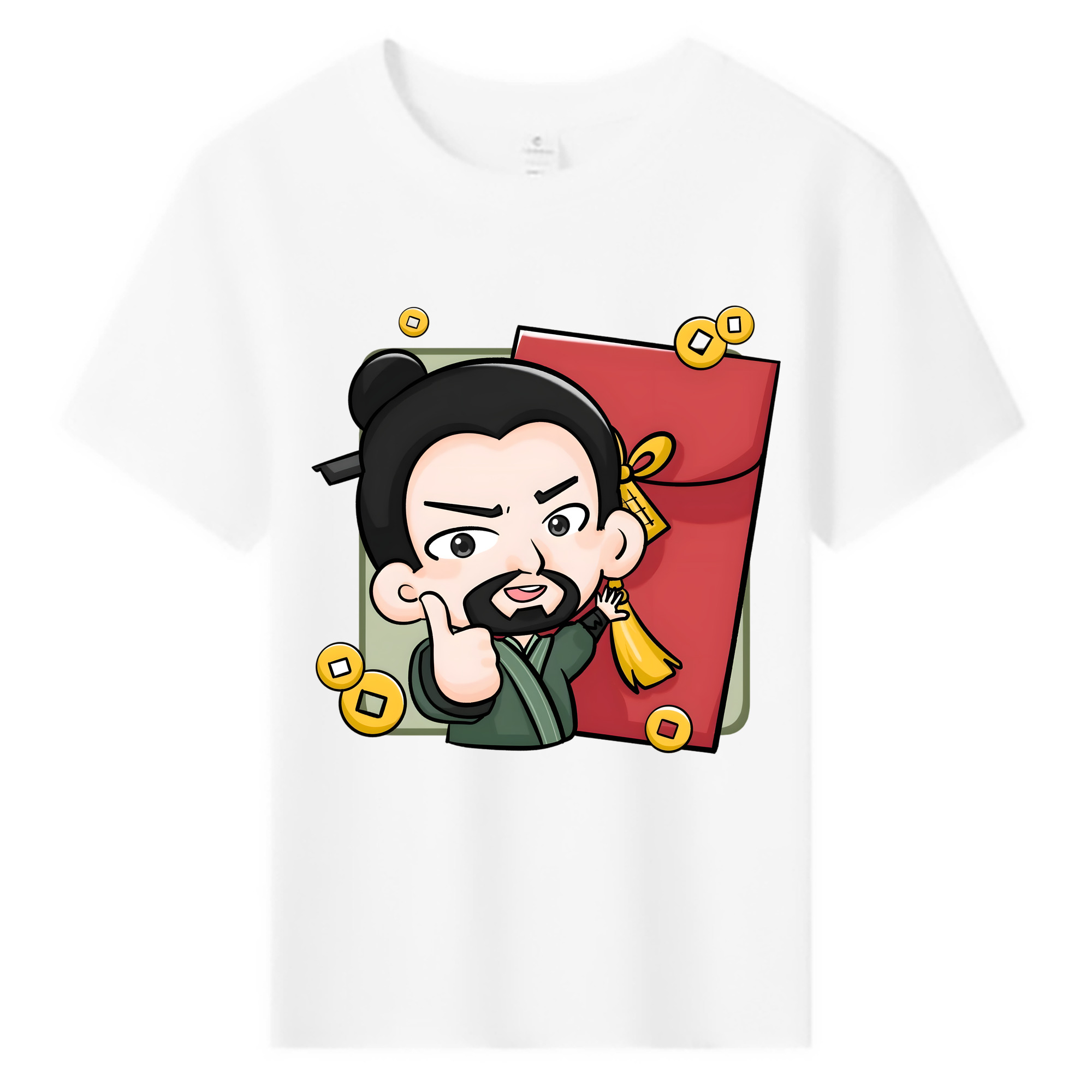 （画像用） Ne Zha 2 ナタ 魔童の大暴れ 綿100％キッズTシャツ（フロントプリント）