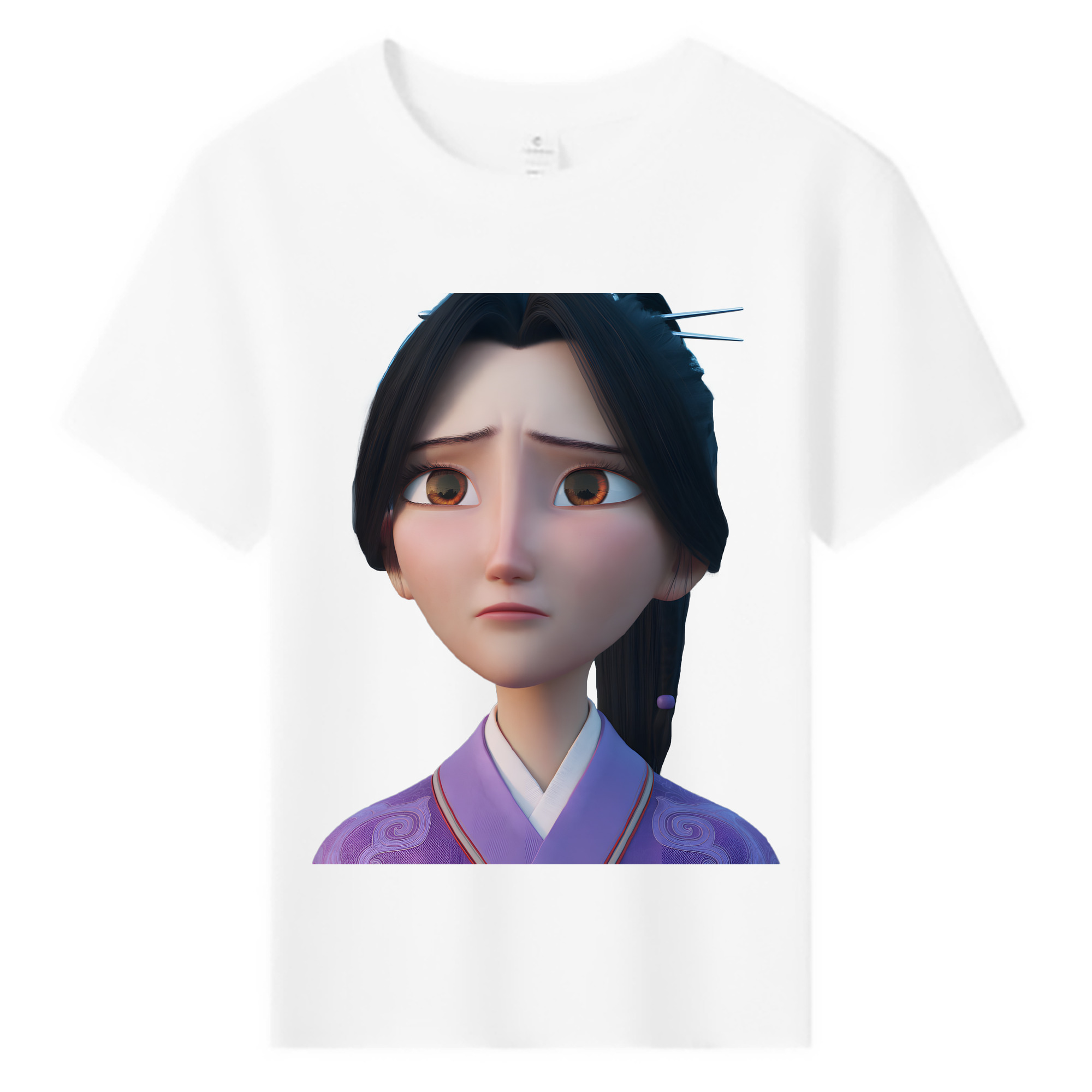 （画像用） Ne Zha 2 ナタ 魔童の大暴れ 綿100％キッズTシャツ（フロントプリント）