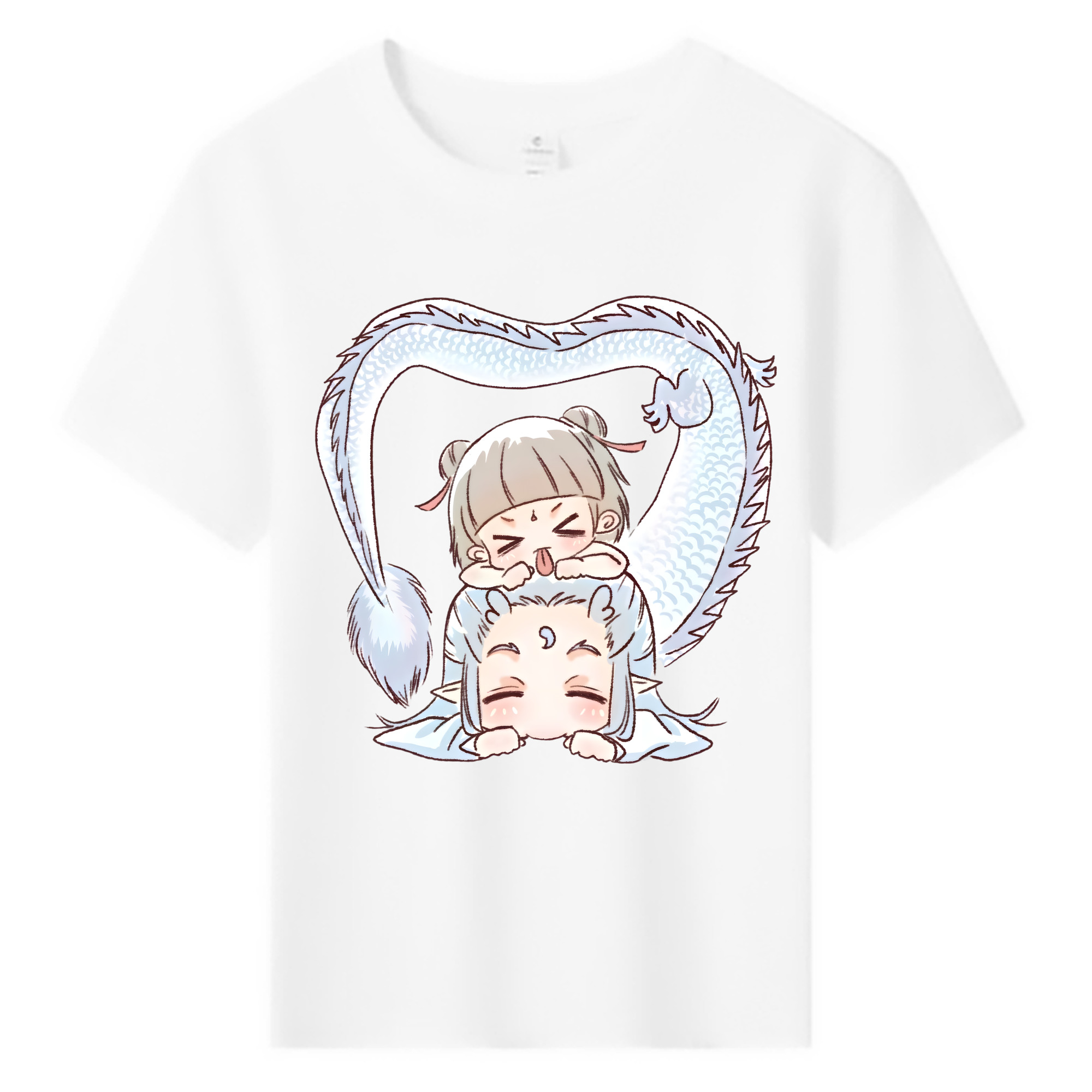 （画像用） Ne Zha 2 ナタ 魔童の大暴れ 綿100％キッズTシャツ（フロントプリント）