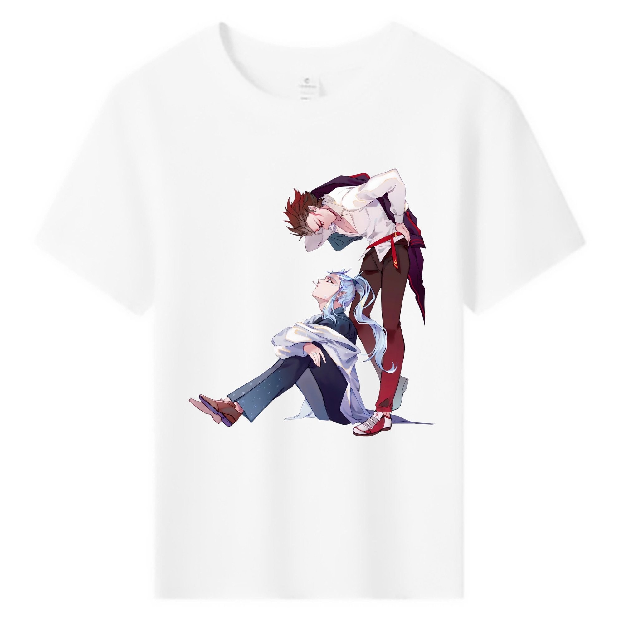 （画像用） Ne Zha 2 ナタ 魔童の大暴れ 綿100％キッズTシャツ（フロントプリント）