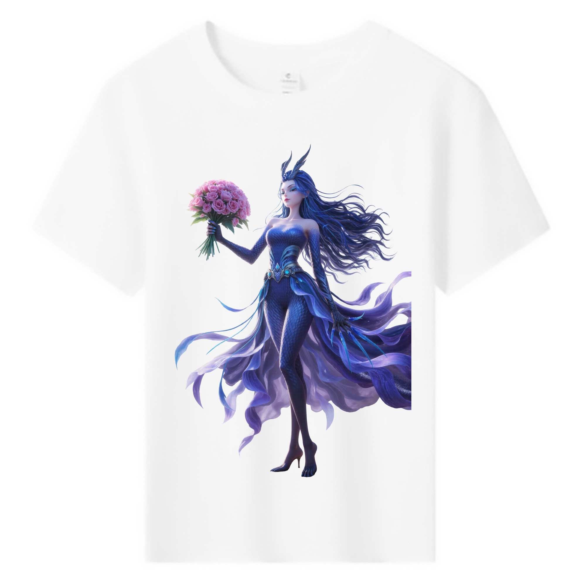（画像用） Ne Zha 2 ナタ 魔童の大暴れ 綿100％キッズTシャツ（フロントプリント）