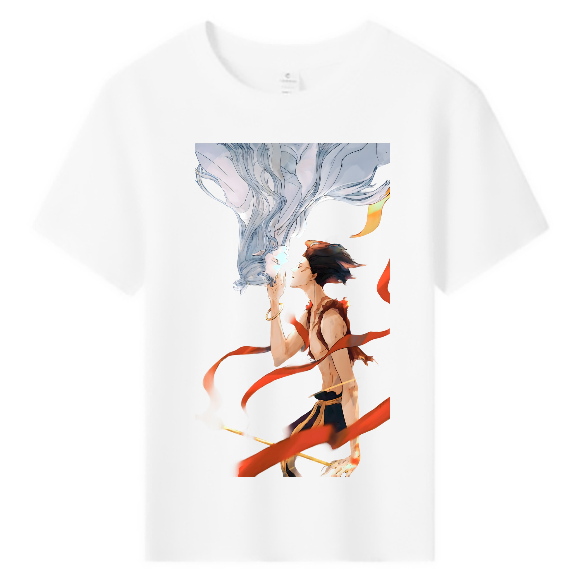 （画像用） Ne Zha 2 ナタ 魔童の大暴れ 綿100％キッズTシャツ（フロントプリント）