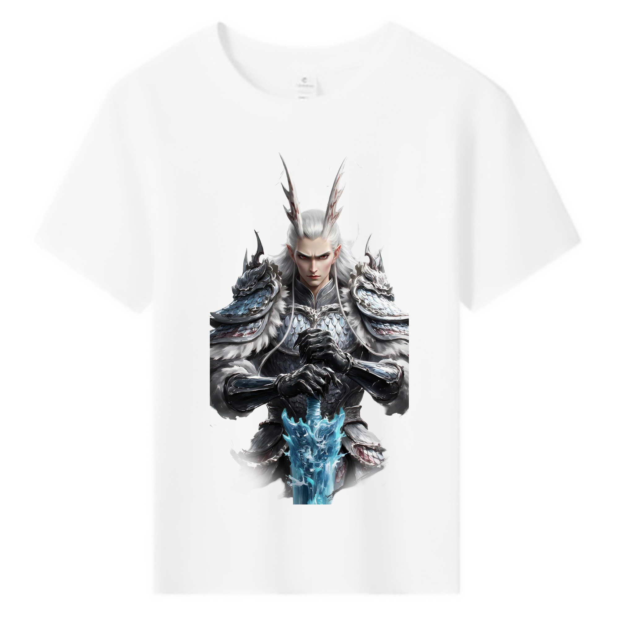 （画像用） Ne Zha 2 ナタ 魔童の大暴れ 綿100％キッズTシャツ（フロントプリント）