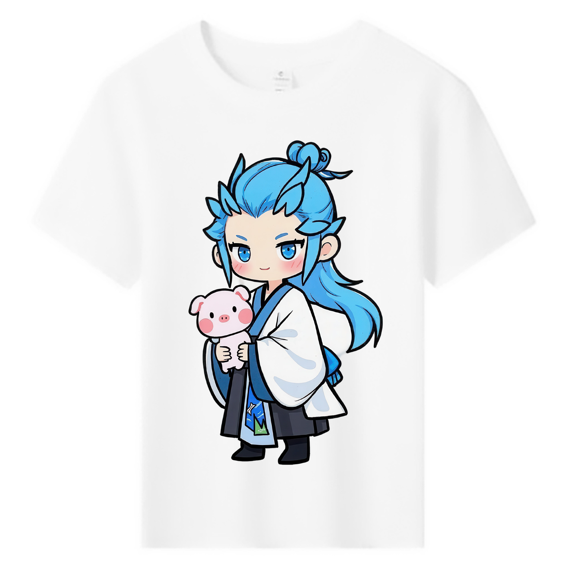 （画像用） Ne Zha 2 ナタ 魔童の大暴れ 綿100％キッズTシャツ（フロントプリント）