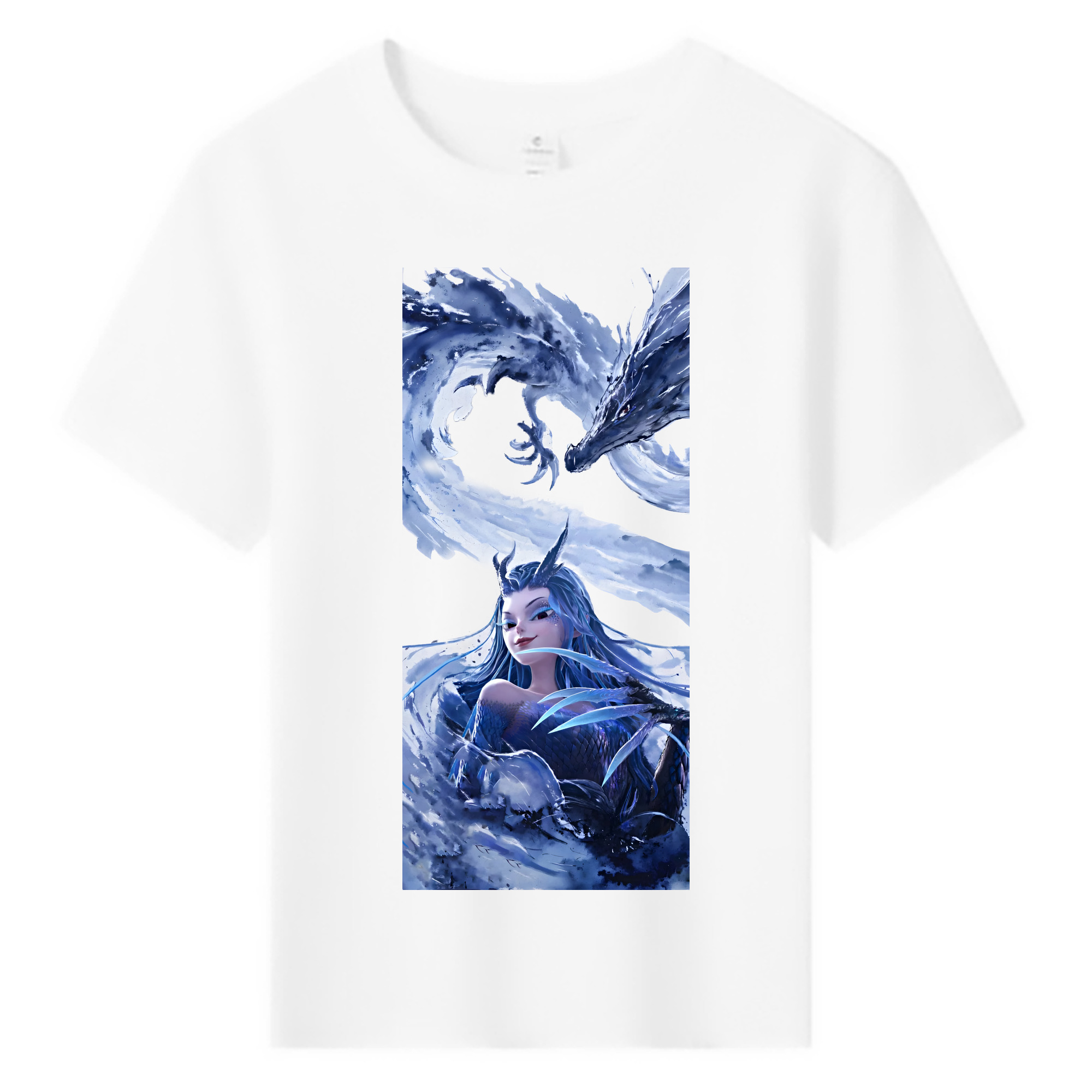 （画像用） Ne Zha 2 ナタ 魔童の大暴れ 綿100％キッズTシャツ（フロントプリント）