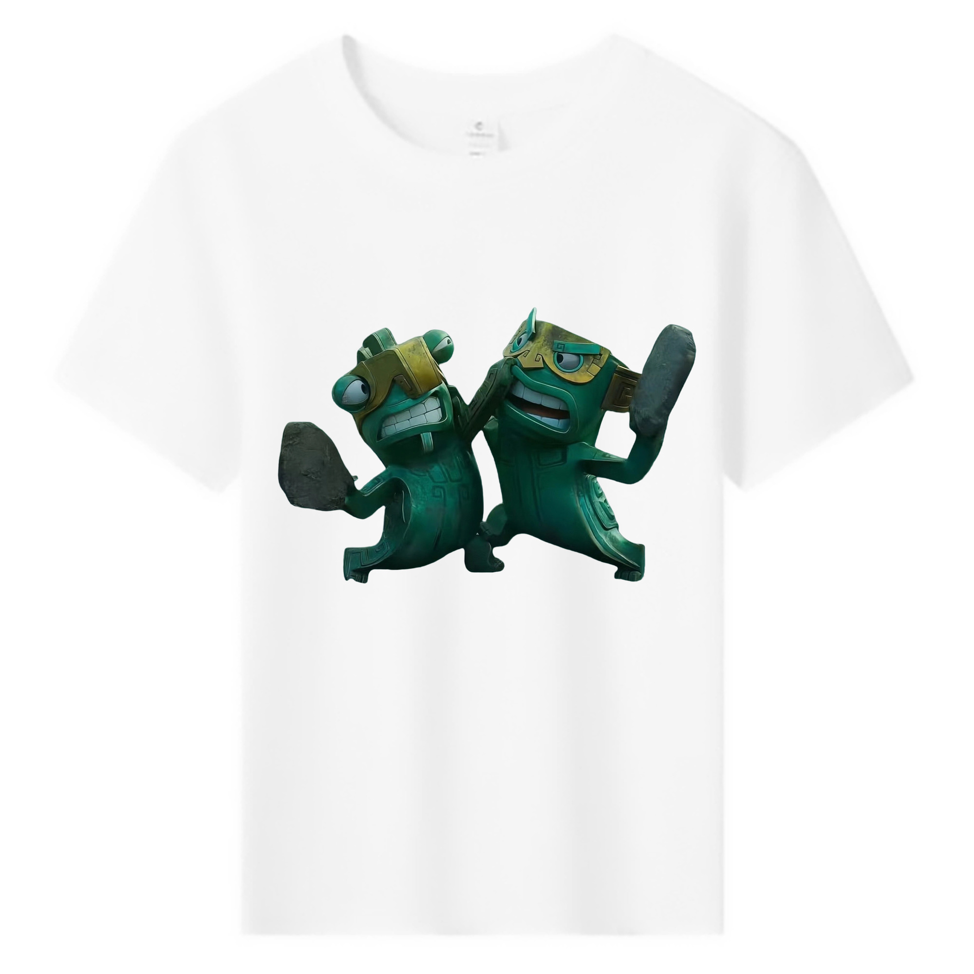 （画像用） Ne Zha 2 ナタ 魔童の大暴れ 綿100％キッズTシャツ（フロントプリント）