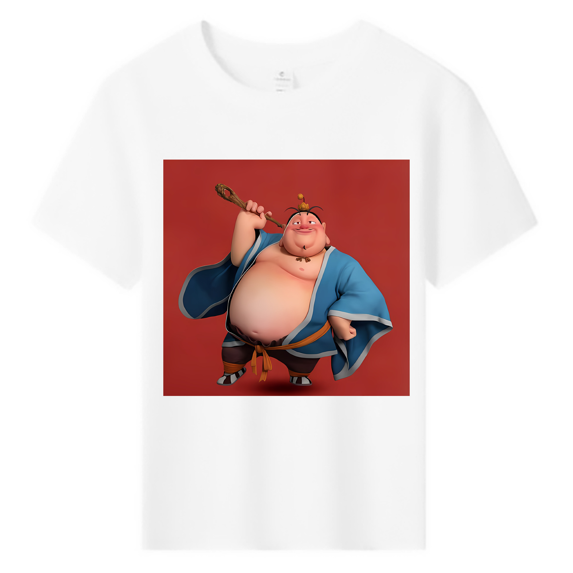 （画像用） Ne Zha 2 ナタ 魔童の大暴れ 綿100％キッズTシャツ（フロントプリント）