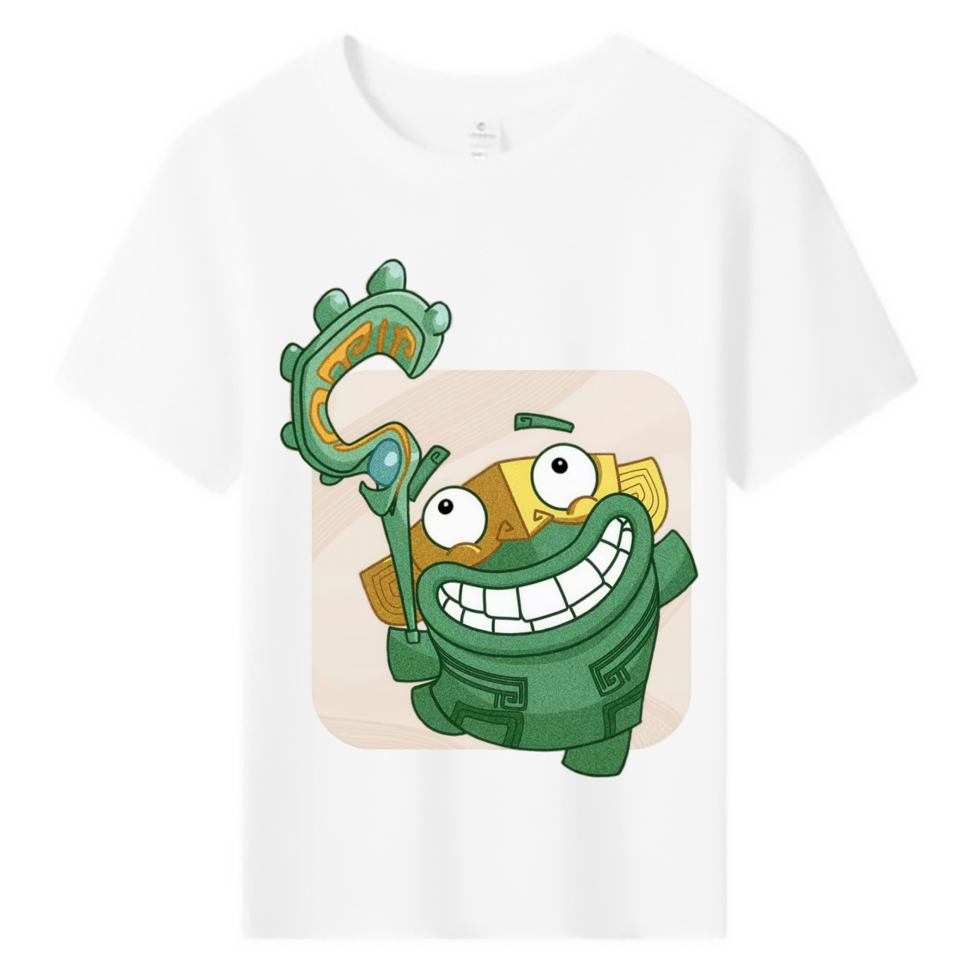 （画像用） Ne Zha 2 ナタ 魔童の大暴れ 綿100％キッズTシャツ（フロントプリント）