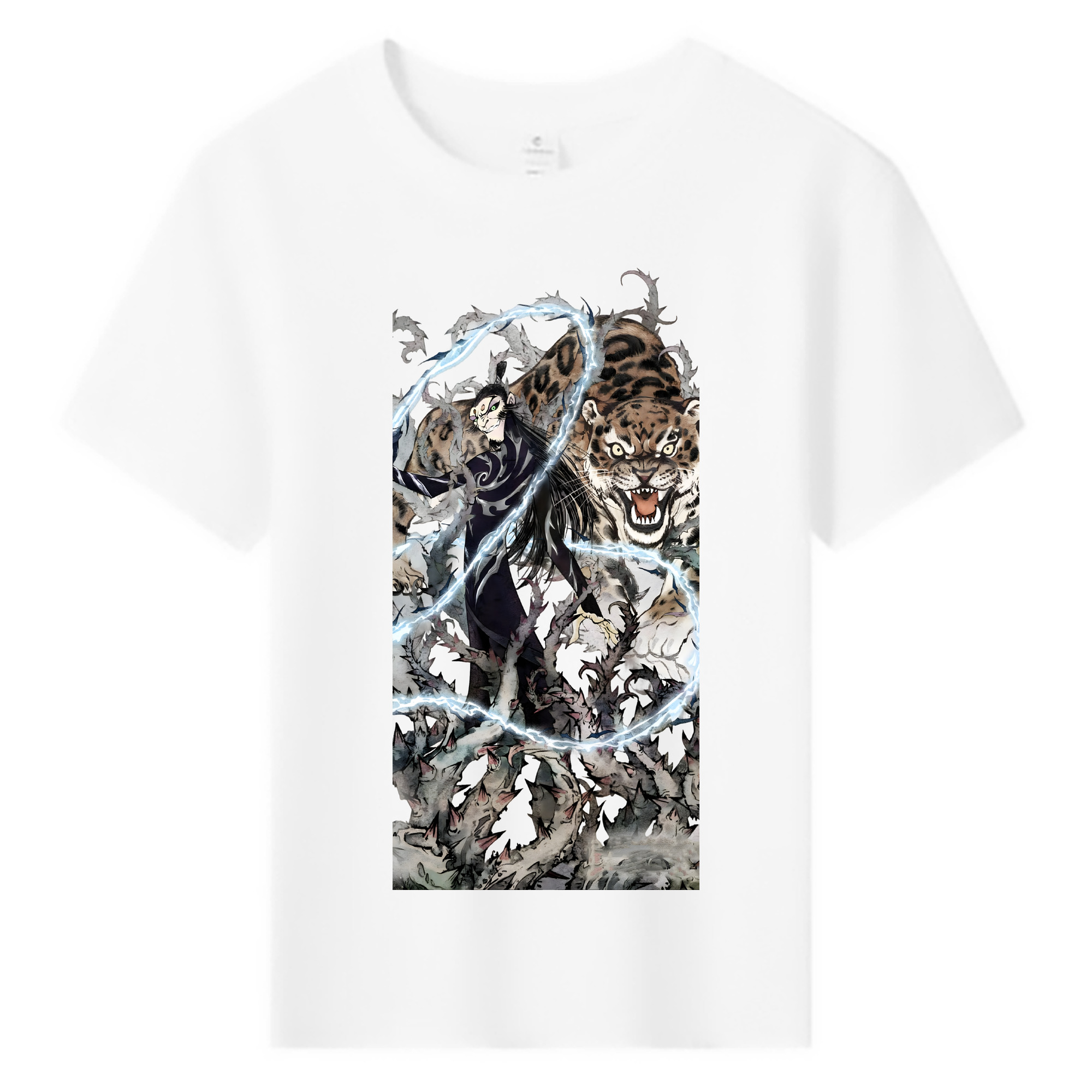 （画像用） Ne Zha 2 ナタ 魔童の大暴れ 綿100％キッズTシャツ（フロントプリント）