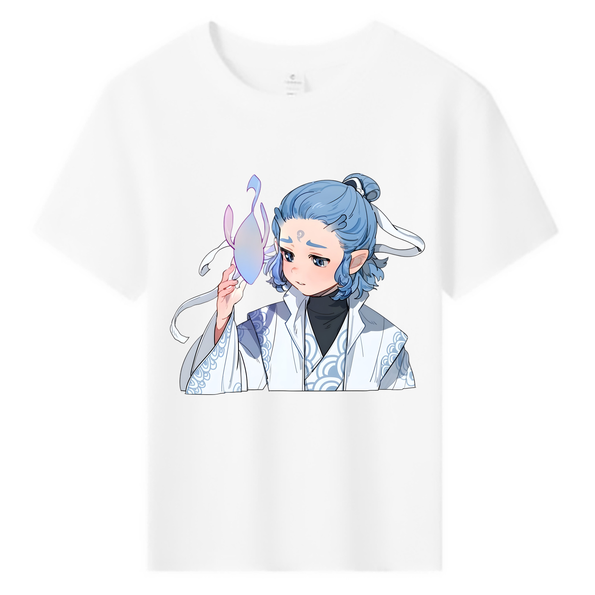 （画像用） Ne Zha 2 ナタ 魔童の大暴れ 綿100％キッズTシャツ（フロントプリント）