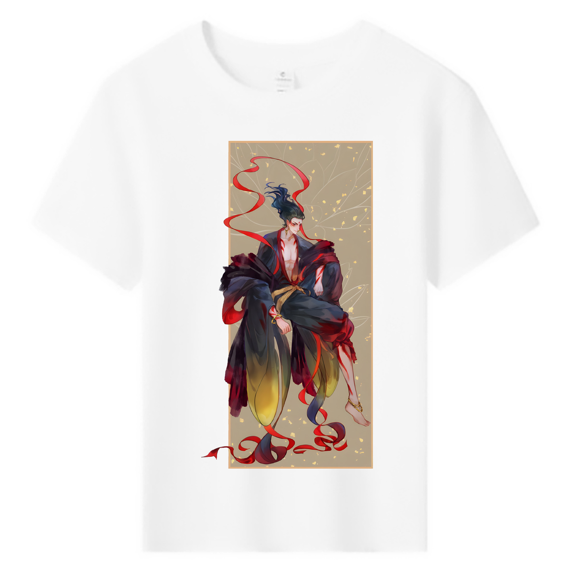 （画像用） Ne Zha 2 ナタ 魔童の大暴れ 綿100％キッズTシャツ（フロントプリント）