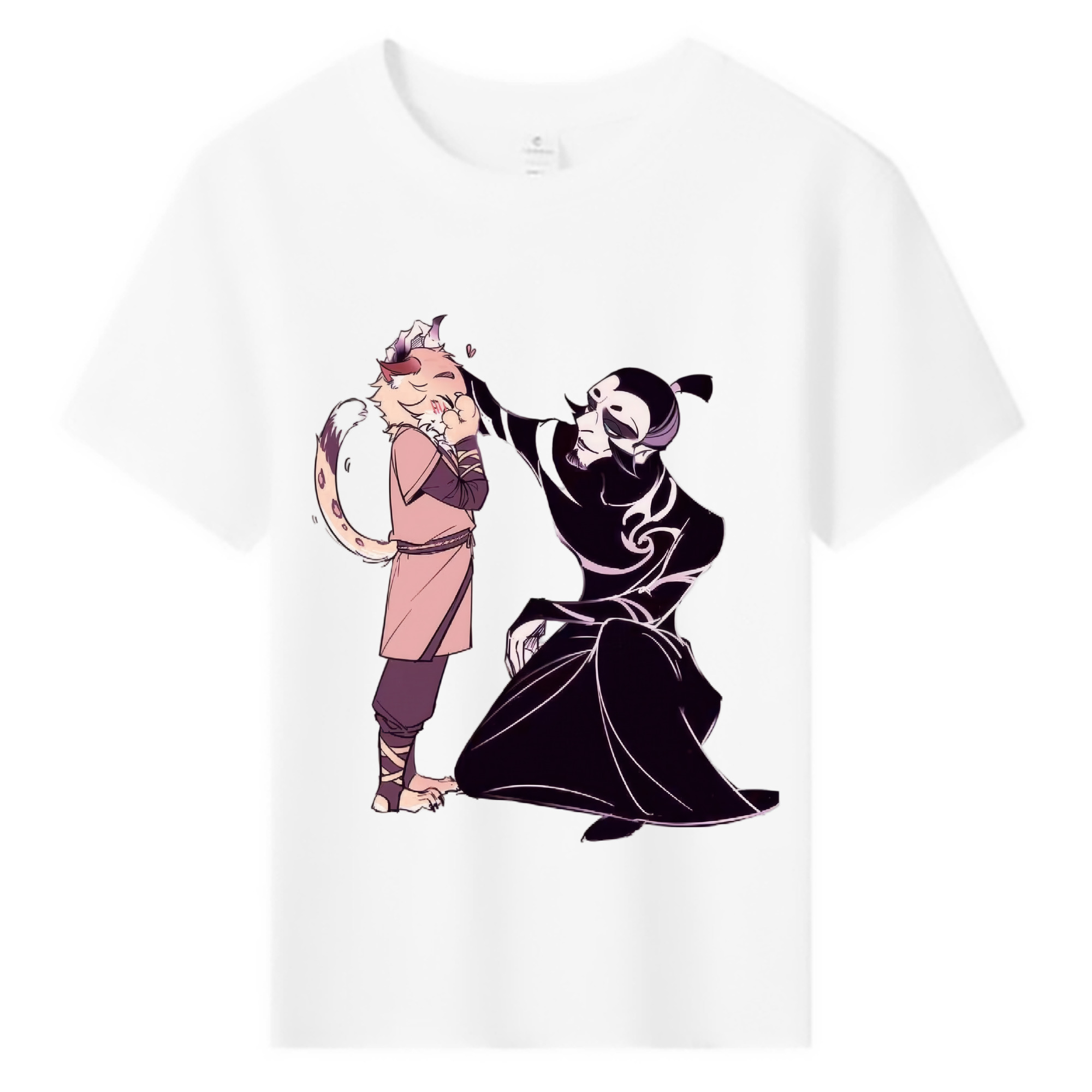 （画像用） Ne Zha 2 ナタ 魔童の大暴れ 綿100％キッズTシャツ（フロントプリント）
