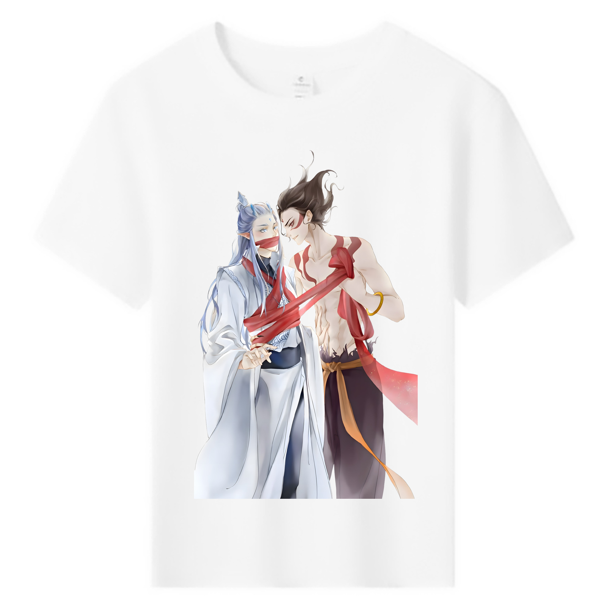 （画像用） Ne Zha 2 ナタ 魔童の大暴れ 綿100％キッズTシャツ（フロントプリント）