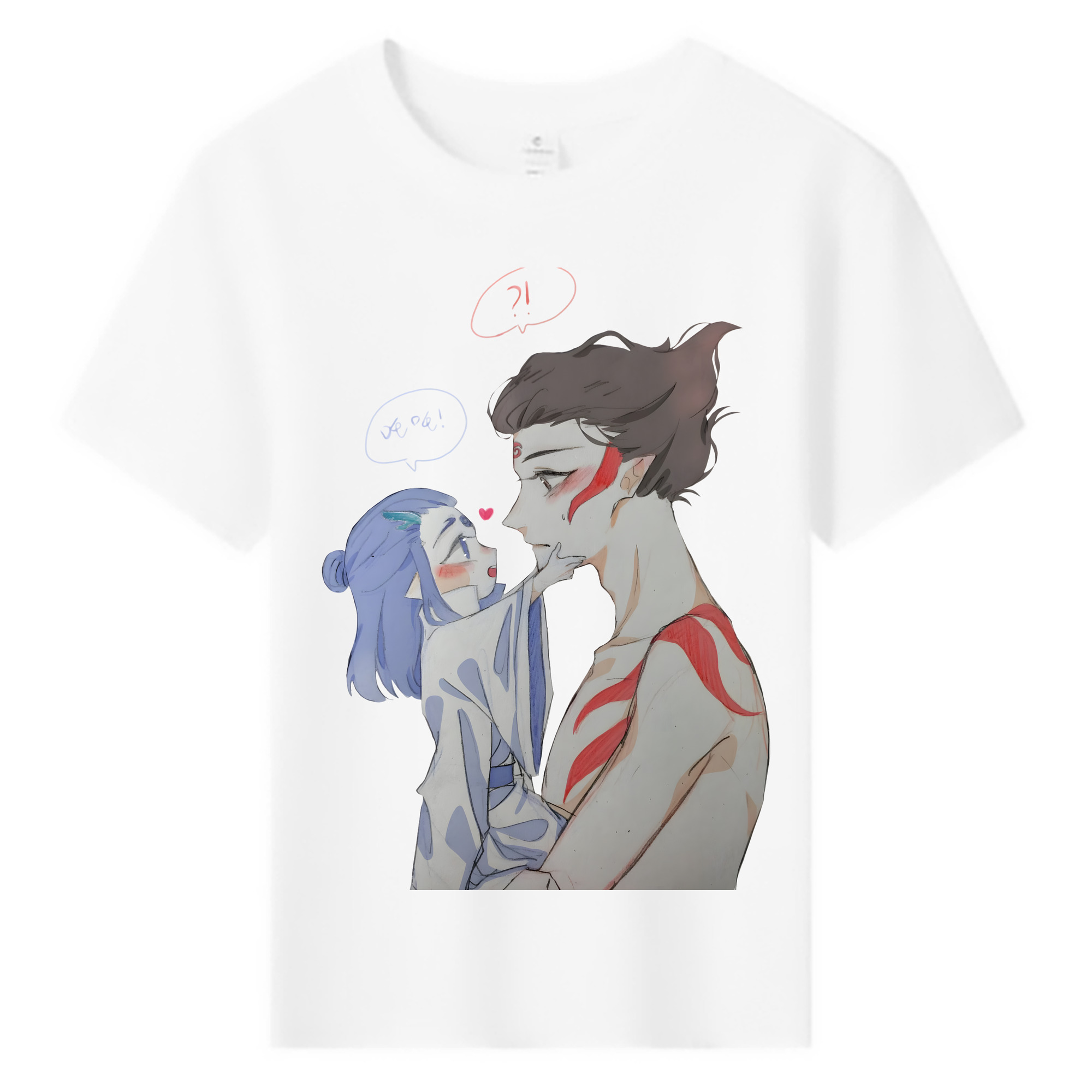 （画像用） Ne Zha 2 ナタ 魔童の大暴れ 綿100％キッズTシャツ（フロントプリント）