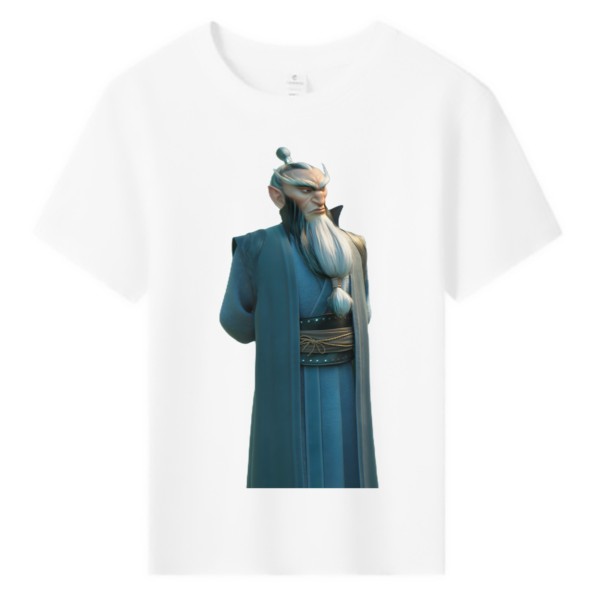 （画像用） Ne Zha 2 ナタ 魔童の大暴れ 綿100％キッズTシャツ（フロントプリント）