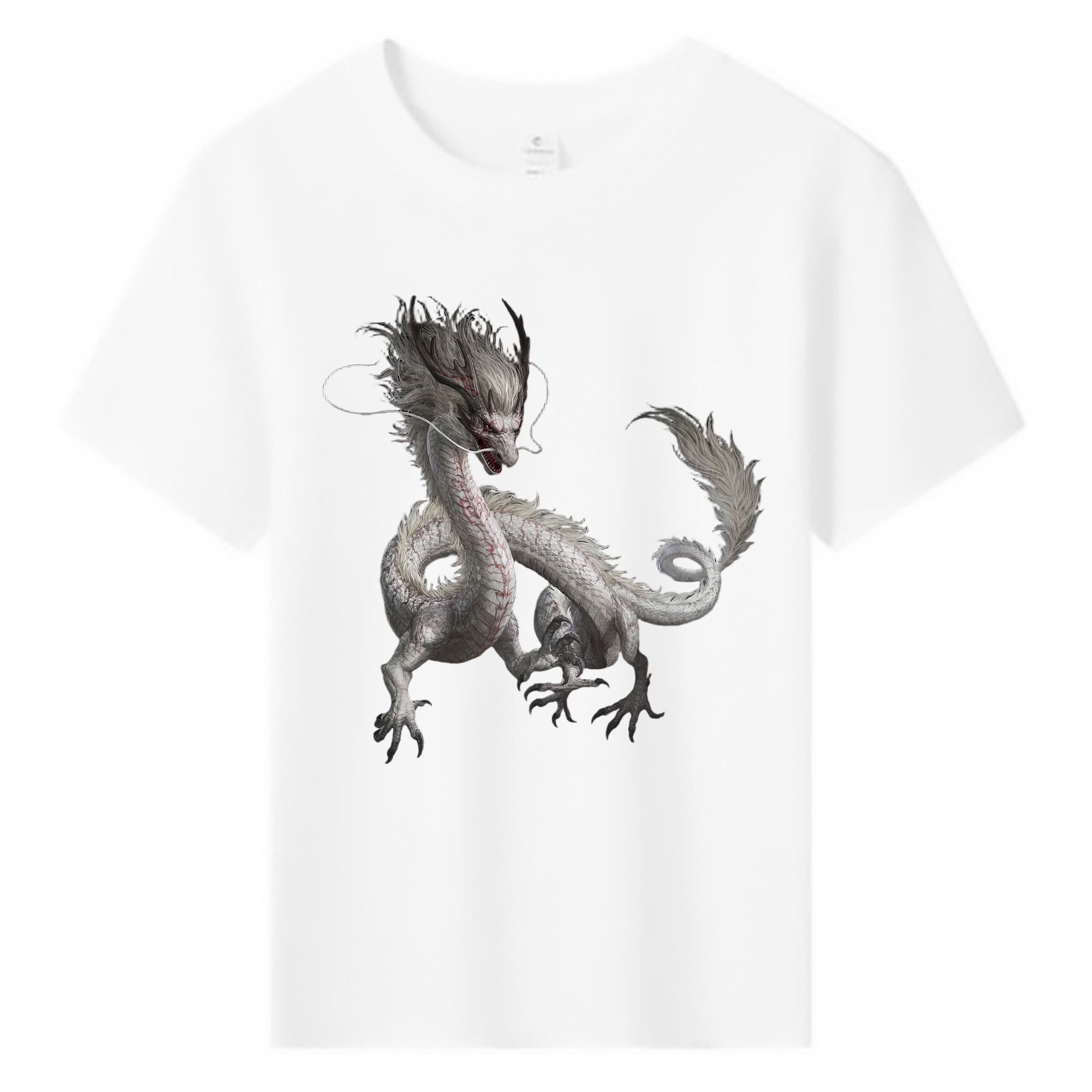 （画像用） Ne Zha 2 ナタ 魔童の大暴れ 綿100％キッズTシャツ（フロントプリント）