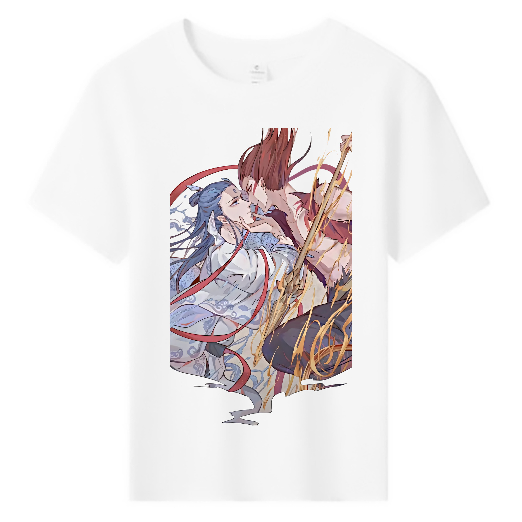 （画像用） Ne Zha 2 ナタ 魔童の大暴れ 綿100％キッズTシャツ（フロントプリント）