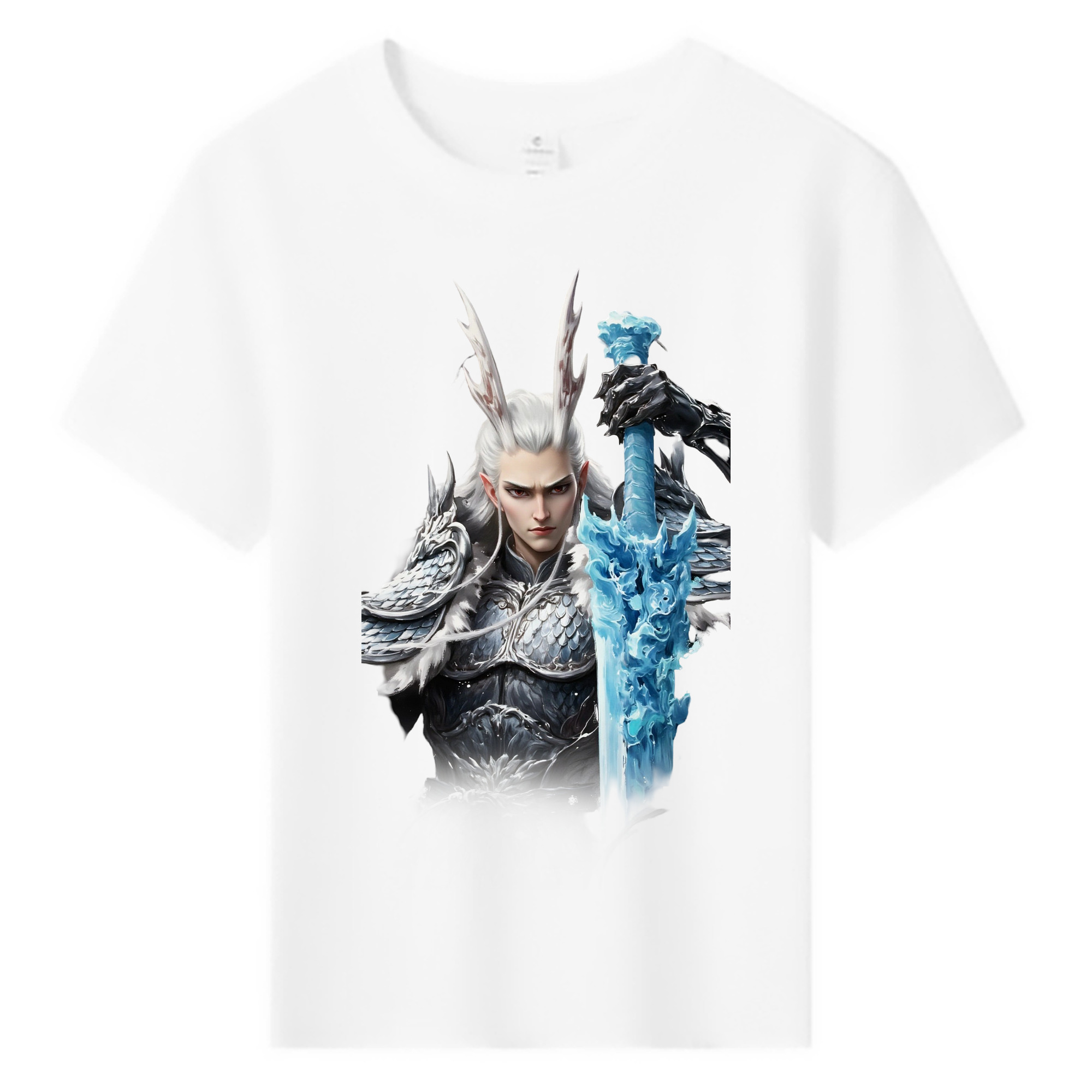 （画像用） Ne Zha 2 ナタ 魔童の大暴れ 綿100％キッズTシャツ（フロントプリント）