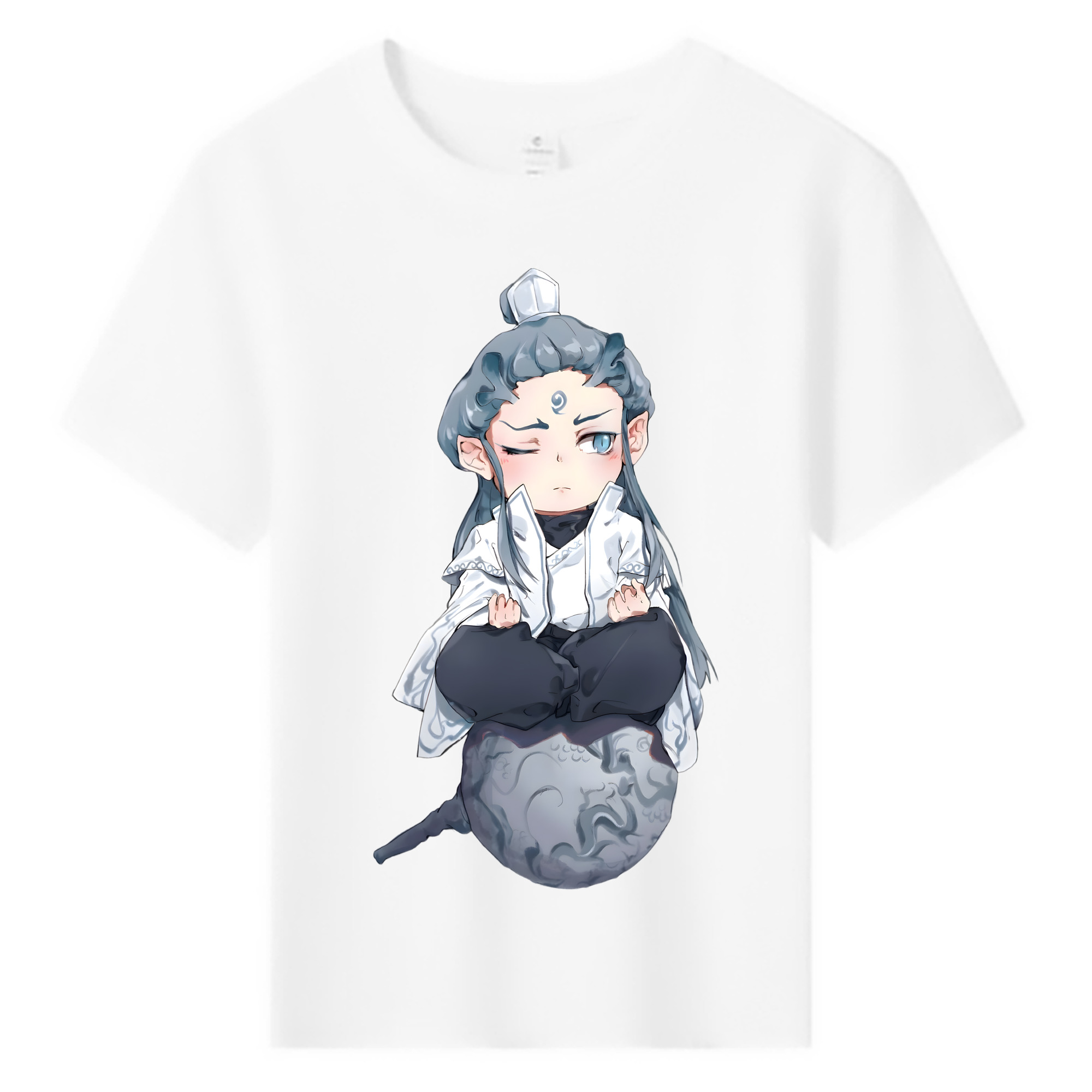 （画像用） Ne Zha 2 ナタ 魔童の大暴れ 綿100％キッズTシャツ（フロントプリント）