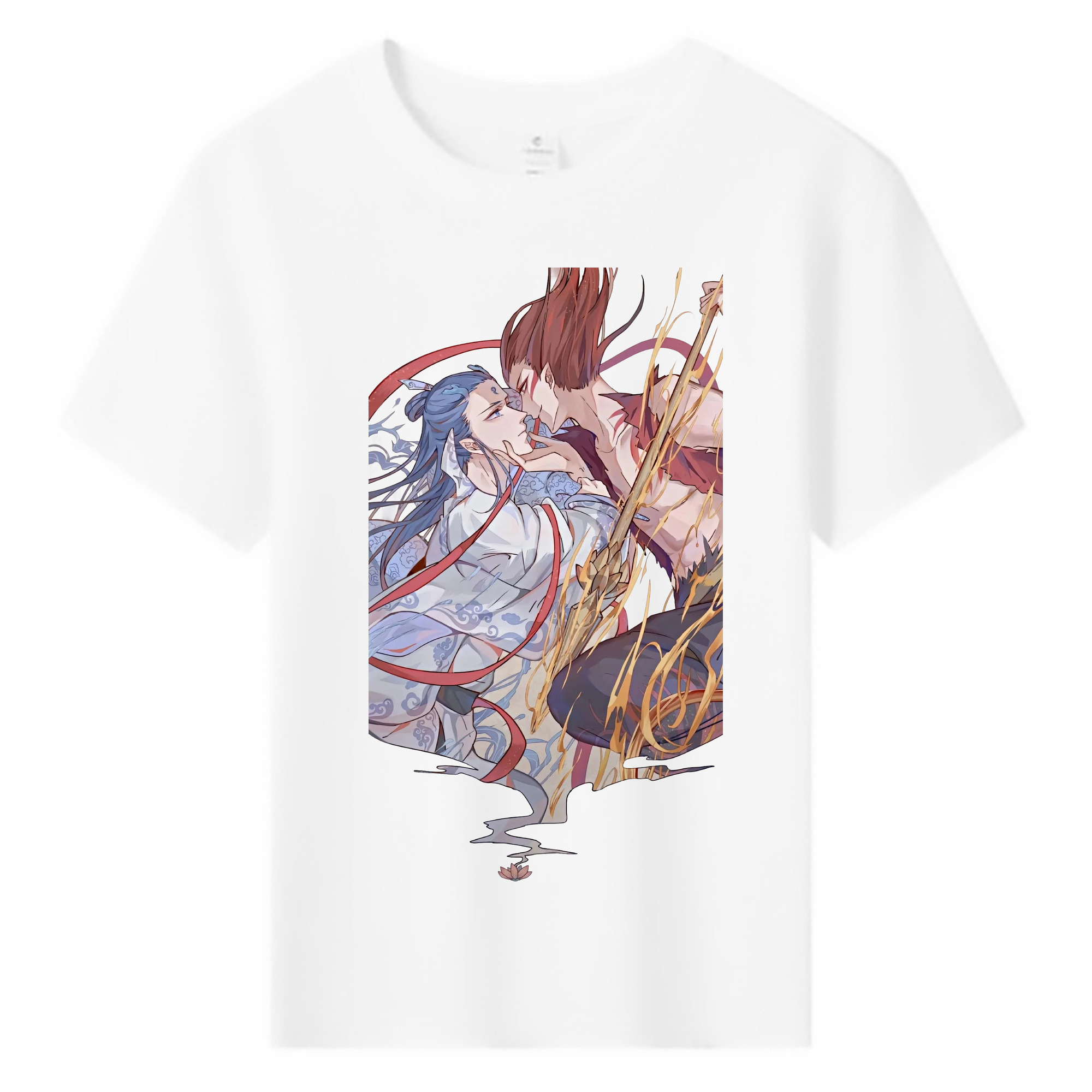 （画像用） Ne Zha 2 ナタ 魔童の大暴れ 綿100％キッズTシャツ（フロントプリント）