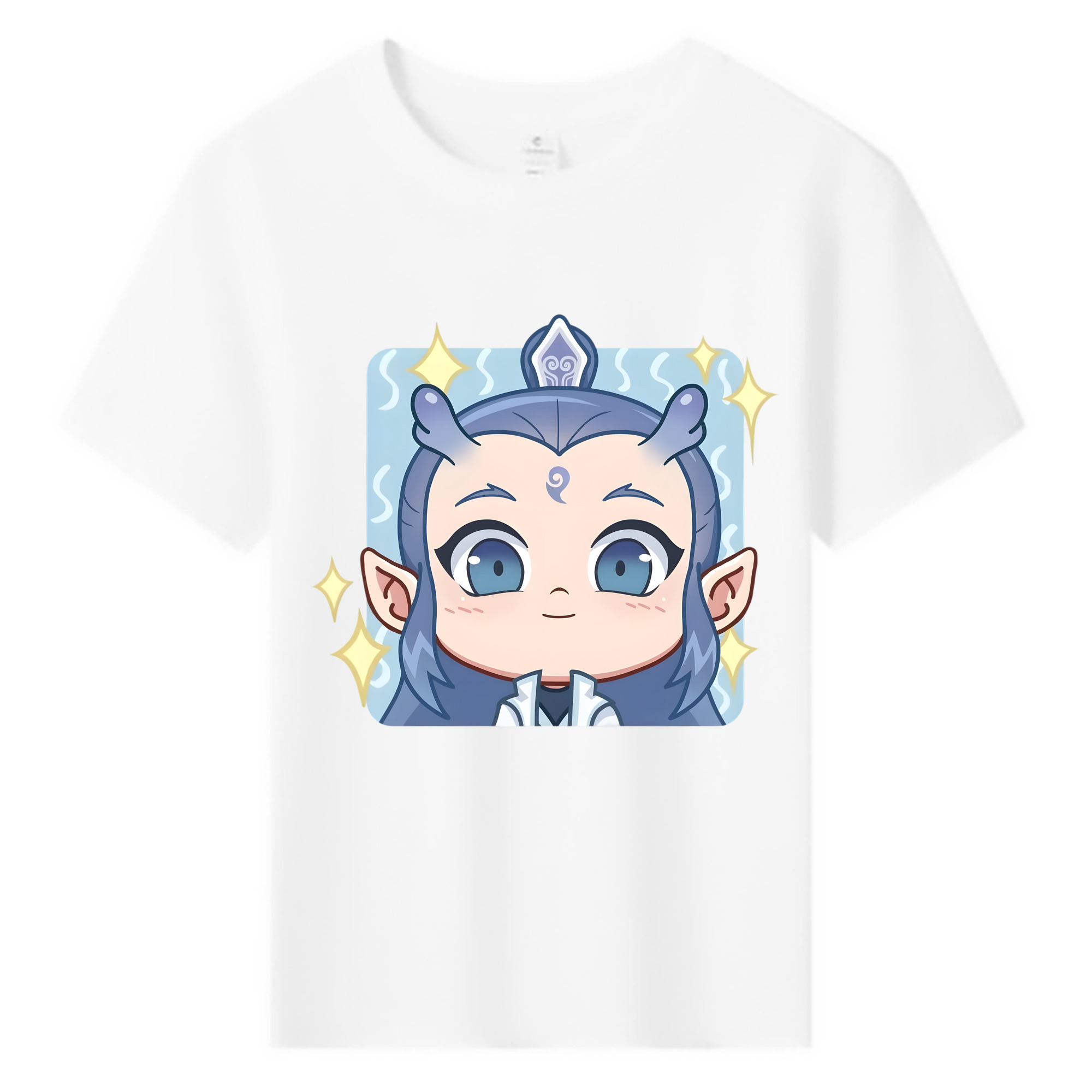 （画像用） Ne Zha 2 ナタ 魔童の大暴れ 綿100％キッズTシャツ（フロントプリント）