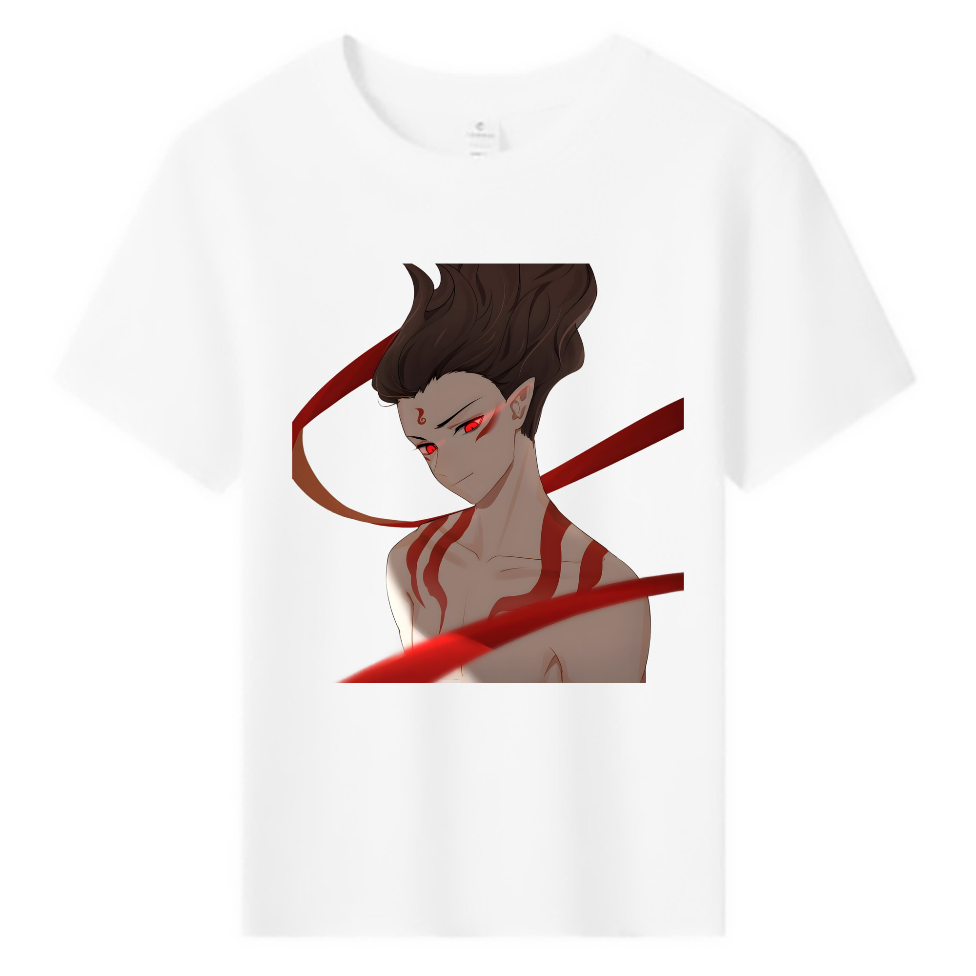 （画像用） Ne Zha 2 ナタ 魔童の大暴れ 綿100％キッズTシャツ（フロントプリント）