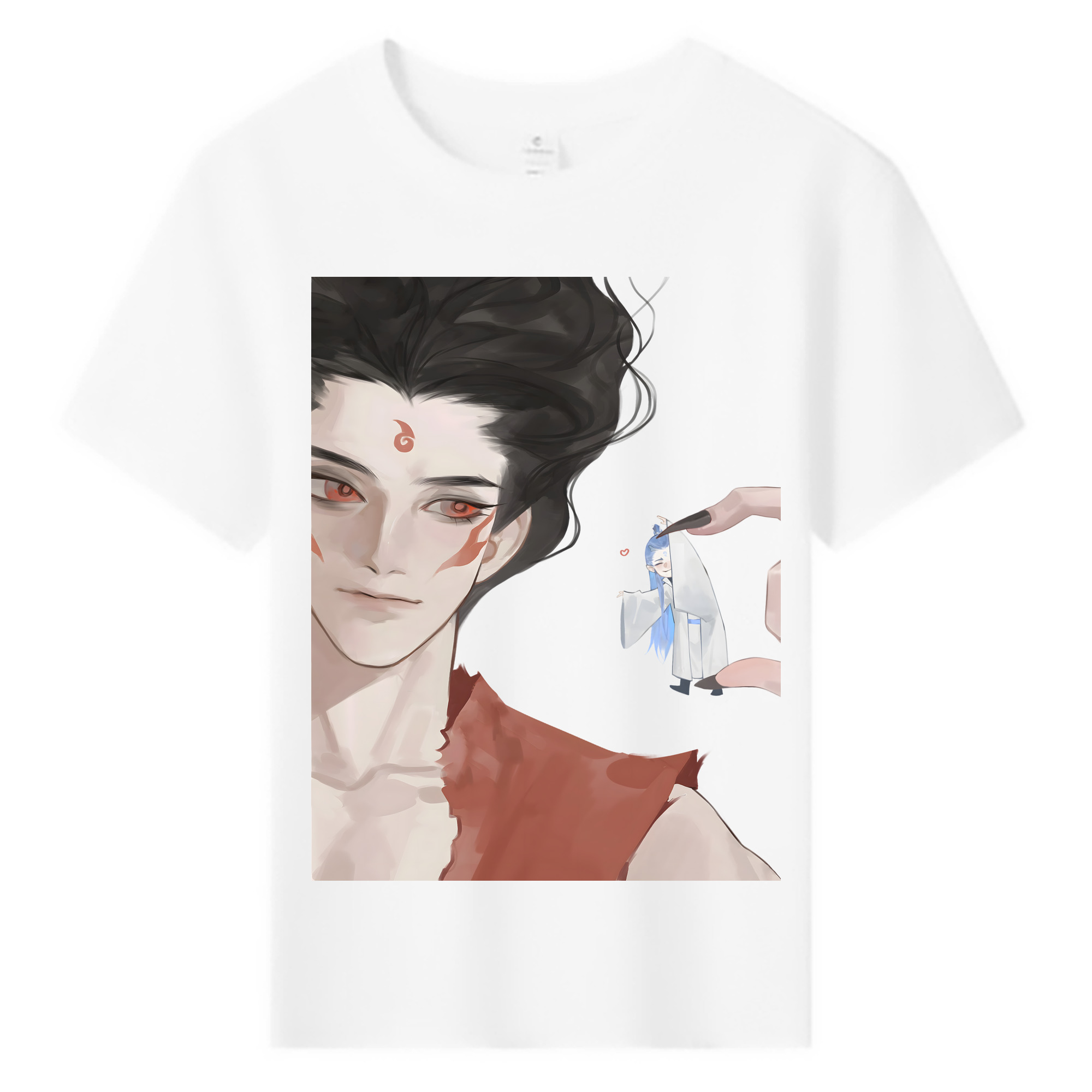（画像用） Ne Zha 2 ナタ 魔童の大暴れ 綿100％キッズTシャツ（フロントプリント）