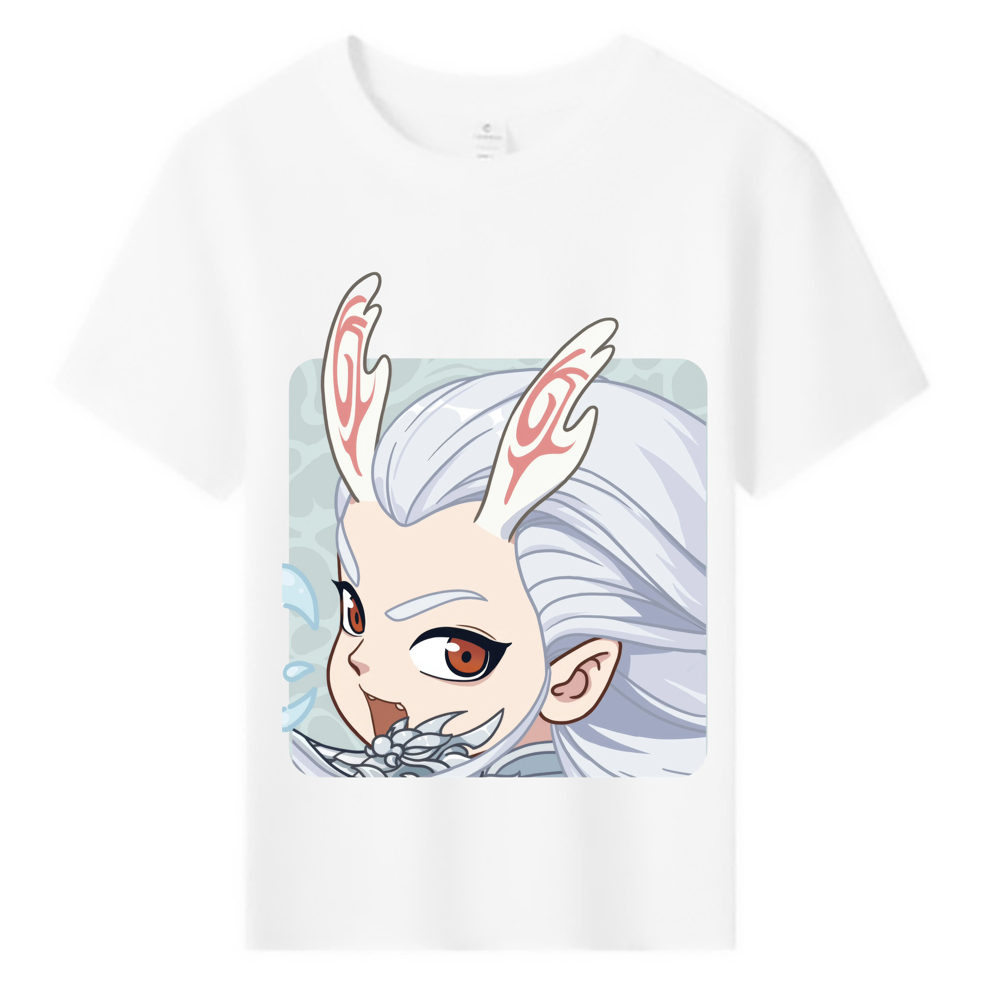 （画像用） Ne Zha 2 ナタ 魔童の大暴れ 綿100％キッズTシャツ（フロントプリント）
