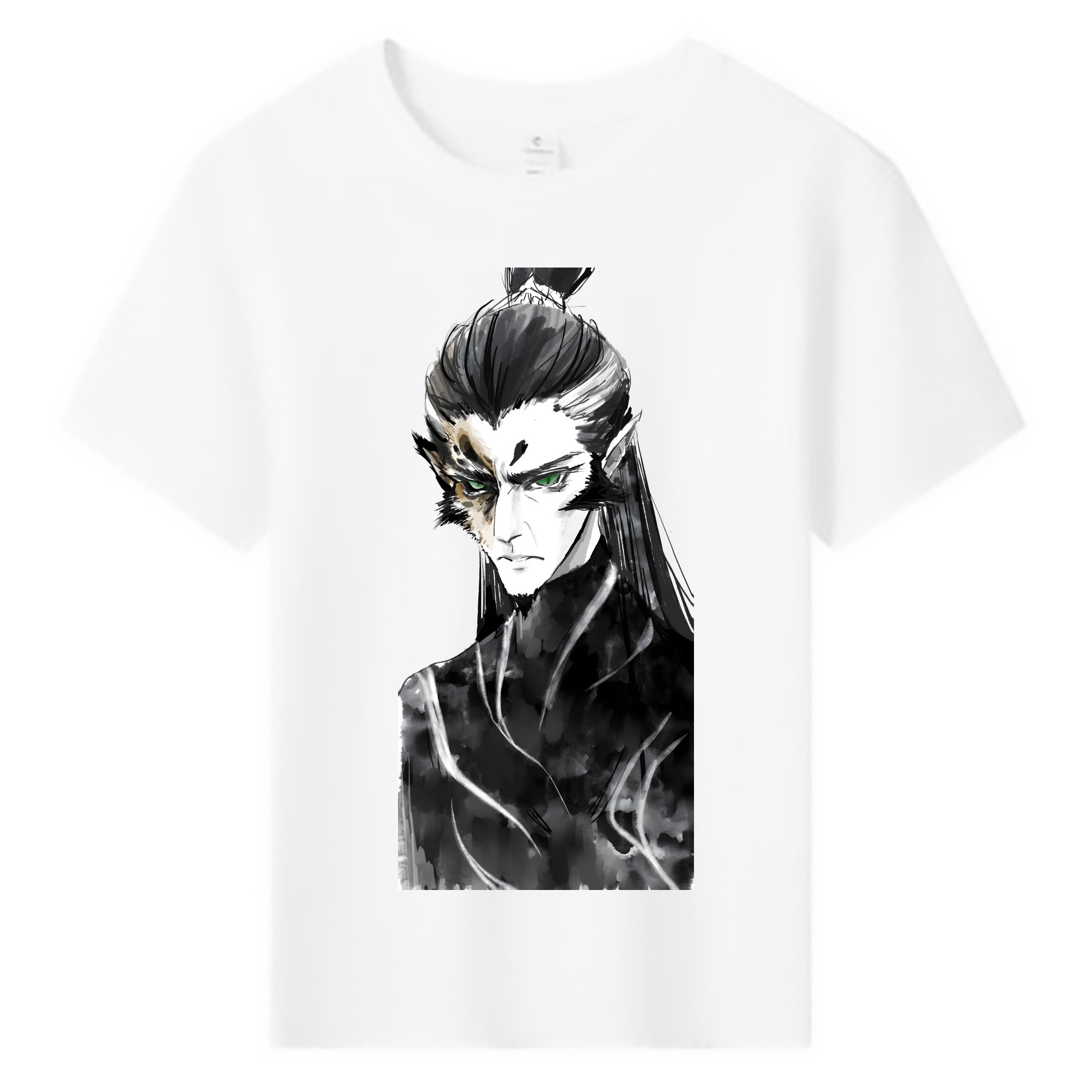 （画像用） Ne Zha 2 ナタ 魔童の大暴れ 綿100％キッズTシャツ（フロントプリント）