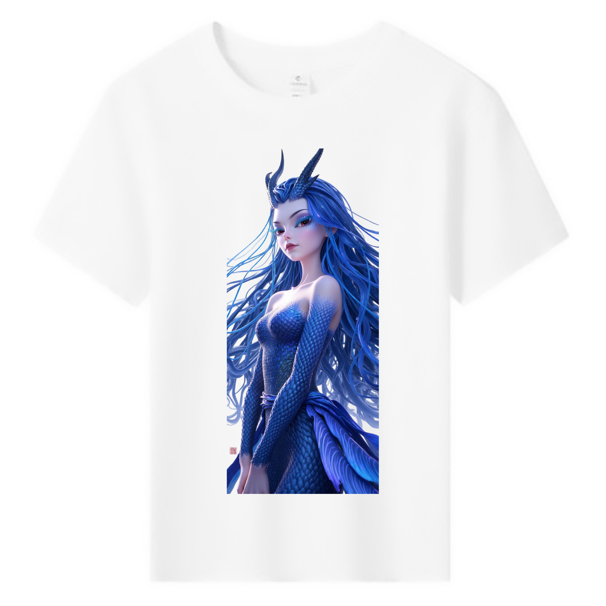（画像用） Ne Zha 2 ナタ 魔童の大暴れ 綿100％キッズTシャツ（フロントプリント）
