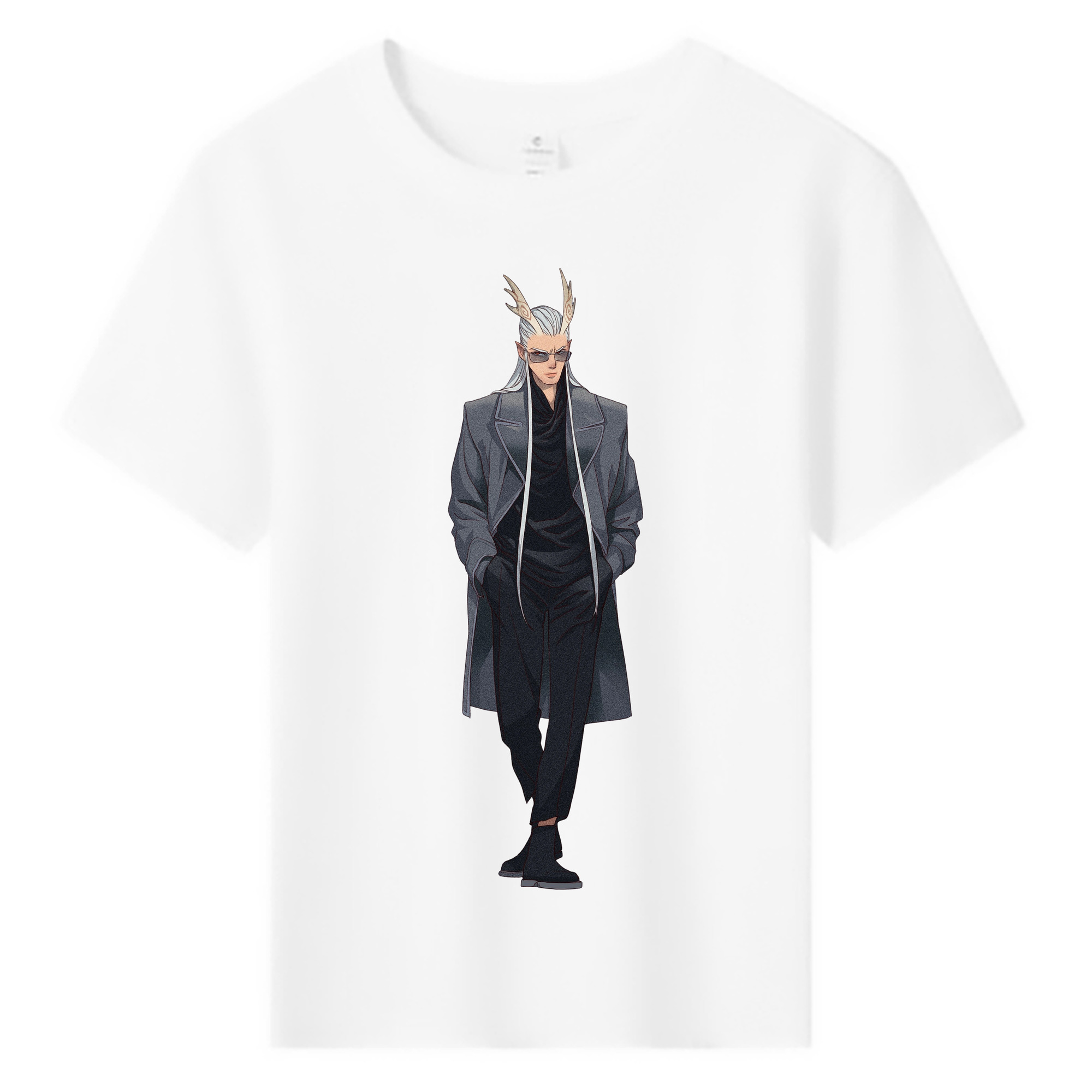 （画像用） Ne Zha 2 ナタ 魔童の大暴れ 綿100％キッズTシャツ（フロントプリント）