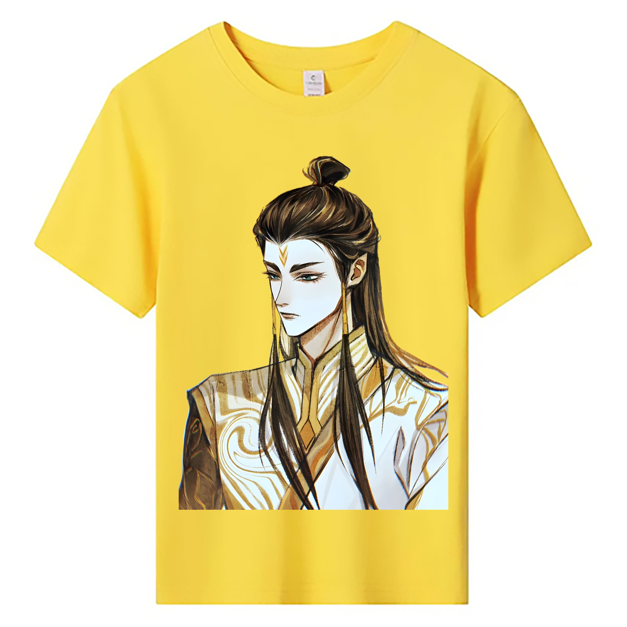 （画像用） Ne Zha 2 ナタ 魔童の大暴れ 綿100％キッズTシャツ（フロントプリント）