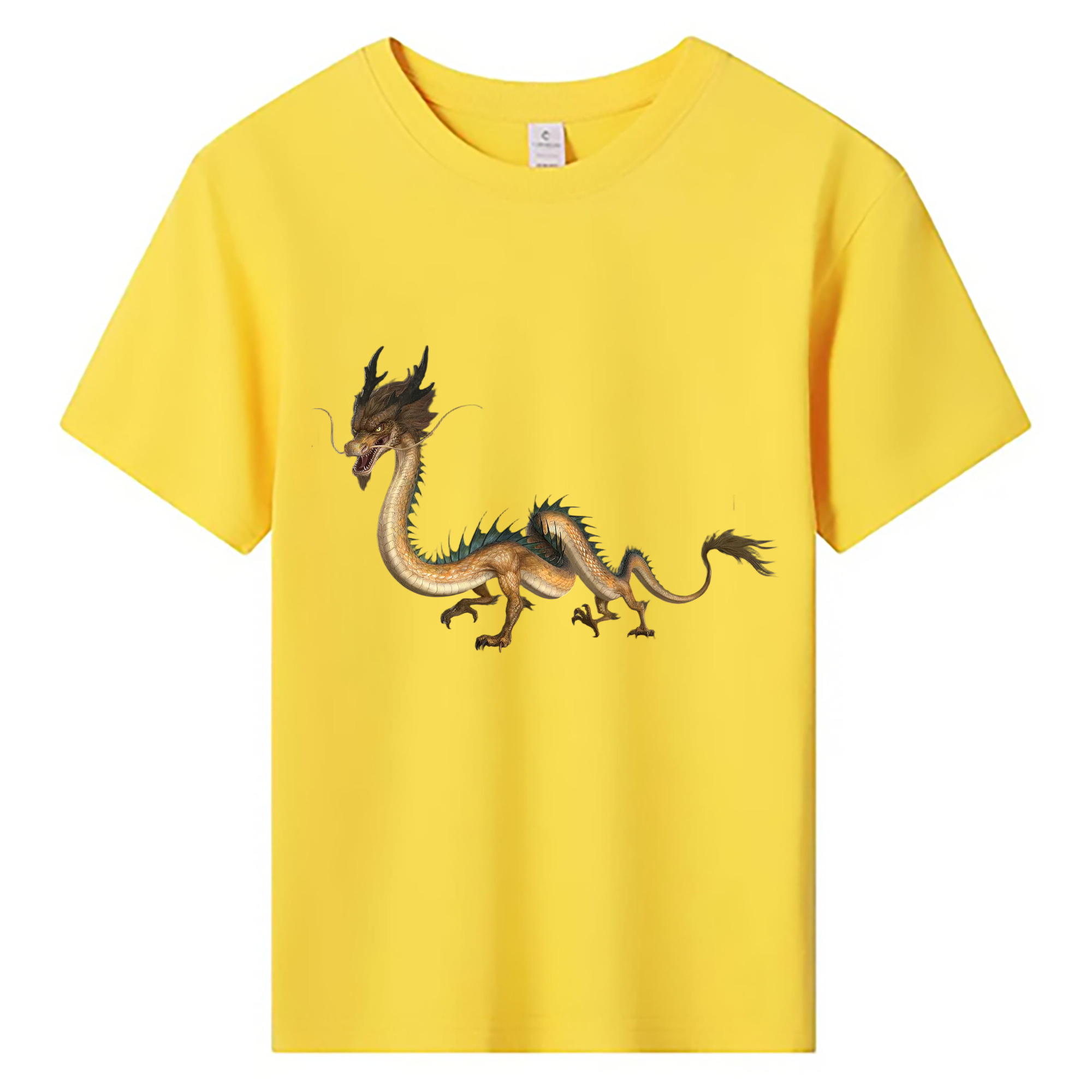 （画像用） Ne Zha 2 ナタ 魔童の大暴れ 綿100％キッズTシャツ（フロントプリント）