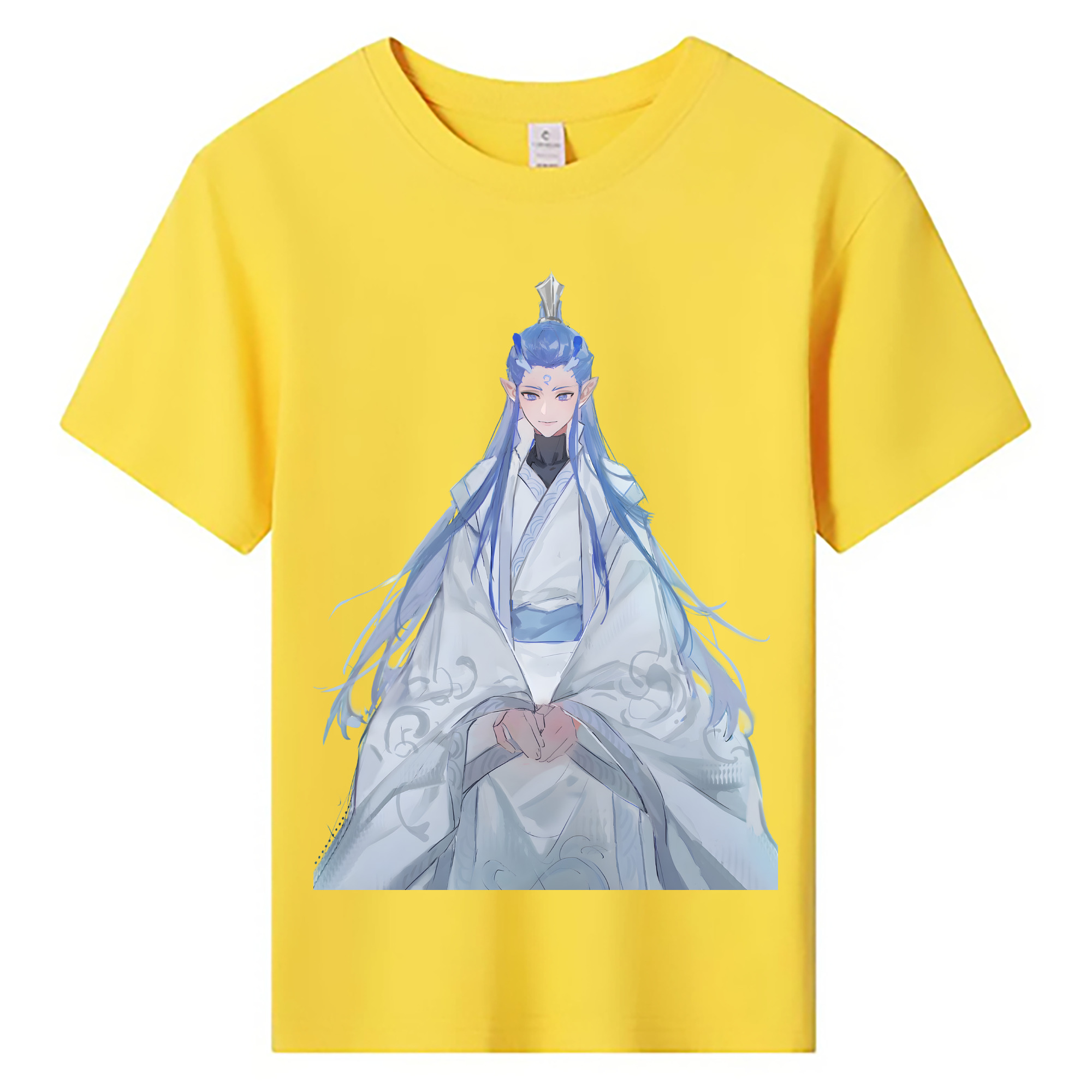 （画像用） Ne Zha 2 ナタ 魔童の大暴れ 綿100％キッズTシャツ（フロントプリント）