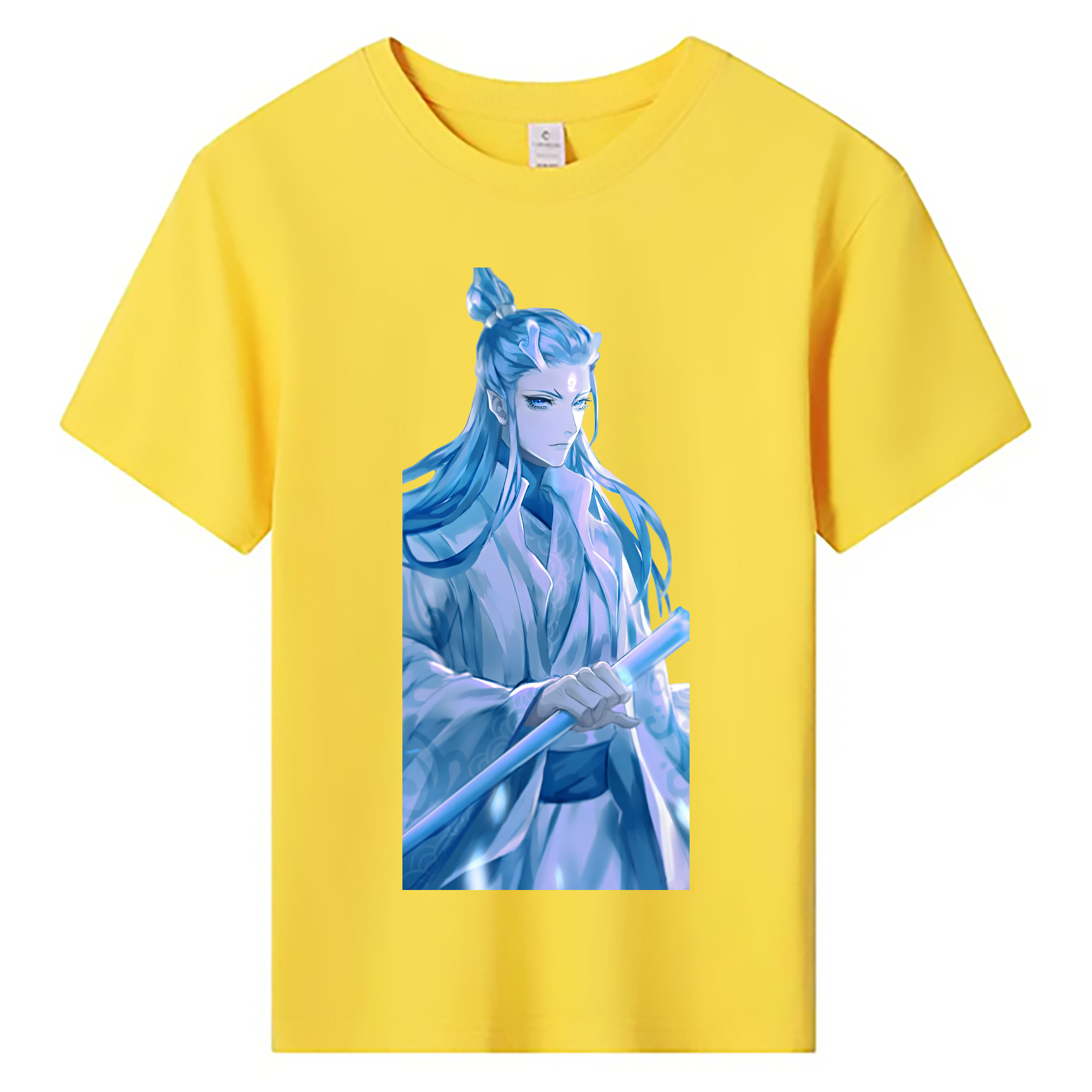 （画像用） Ne Zha 2 ナタ 魔童の大暴れ 綿100％キッズTシャツ（フロントプリント）