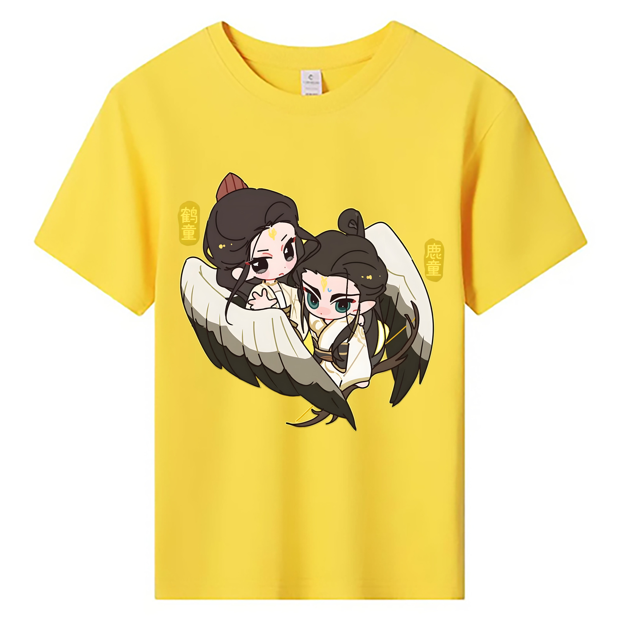 （画像用） Ne Zha 2 ナタ 魔童の大暴れ 綿100％キッズTシャツ（フロントプリント）